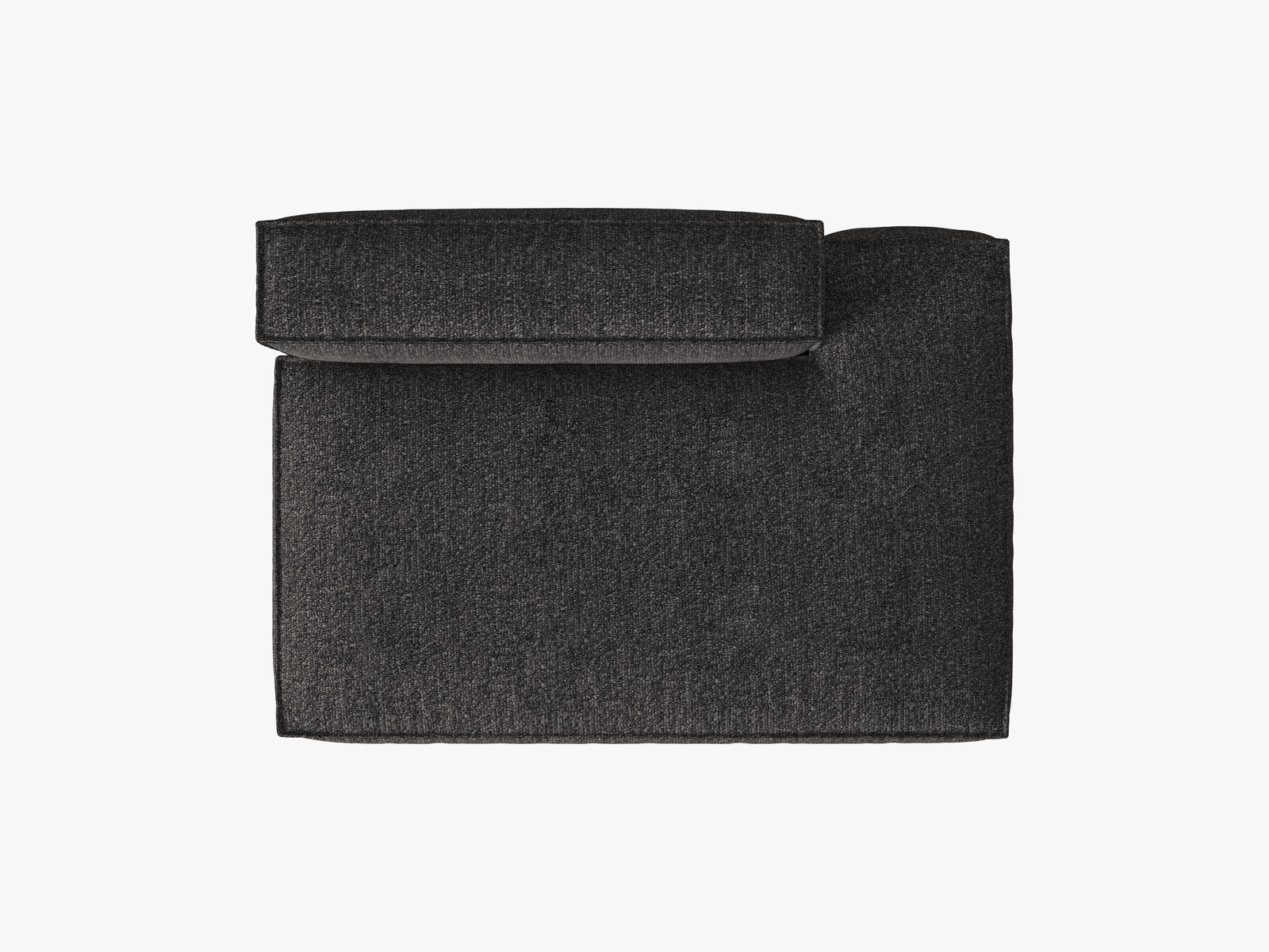 Micadoni Modul Nuria 3-Sitzer Rechts Boucle Anthrazit