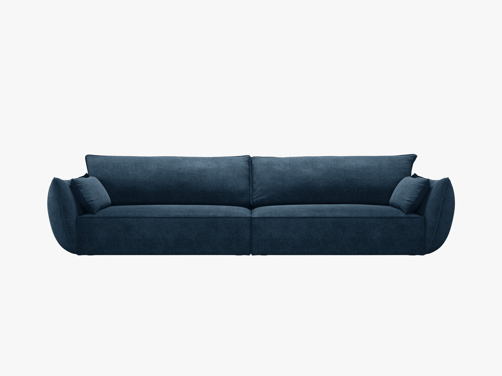 Micadoni 4-Sitzer Sofa Kaelle Chenille Over The Horizon Königsblau