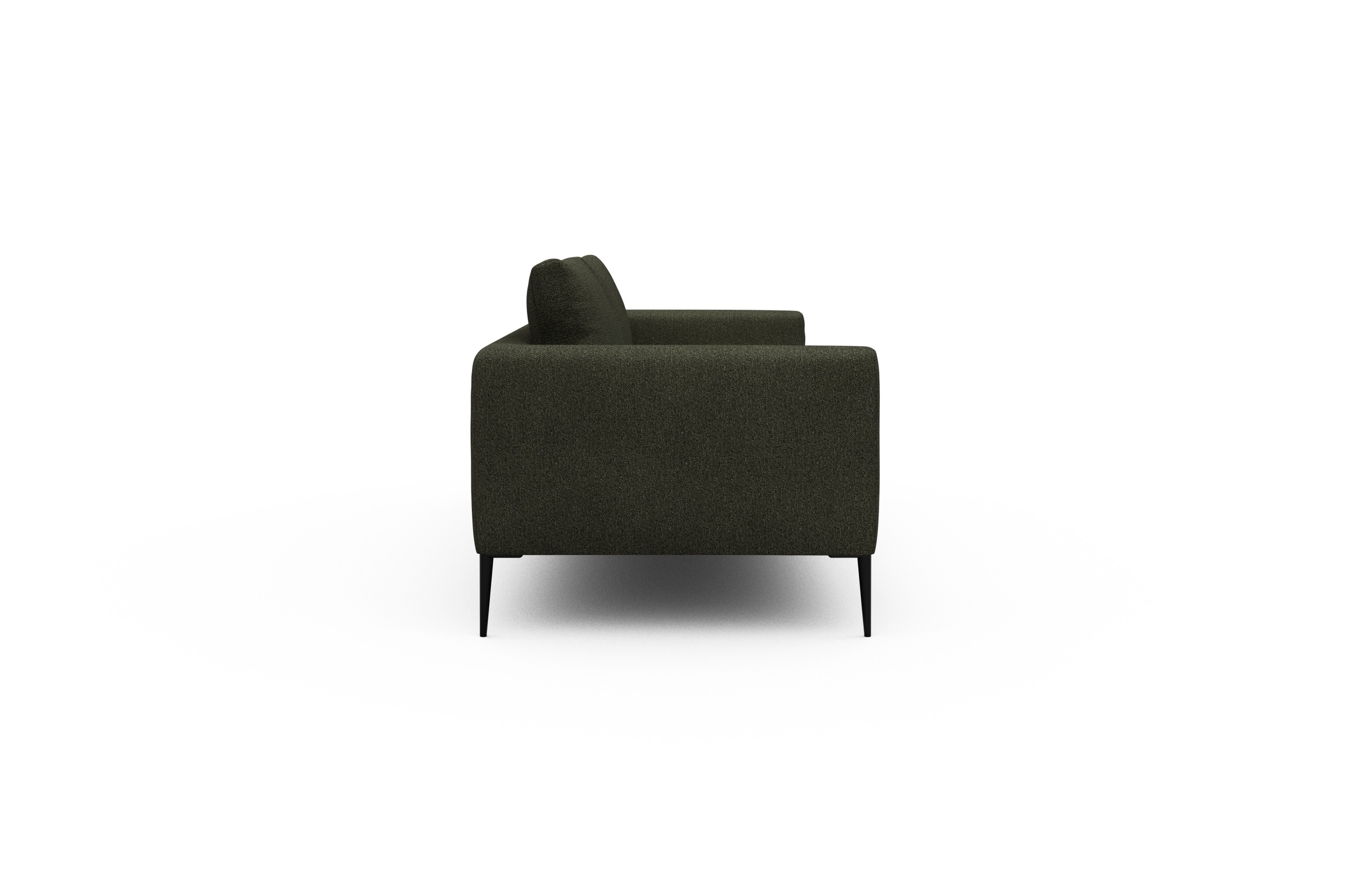 Sofa Paul 3-Sitzer Boucle-Forest-Green
