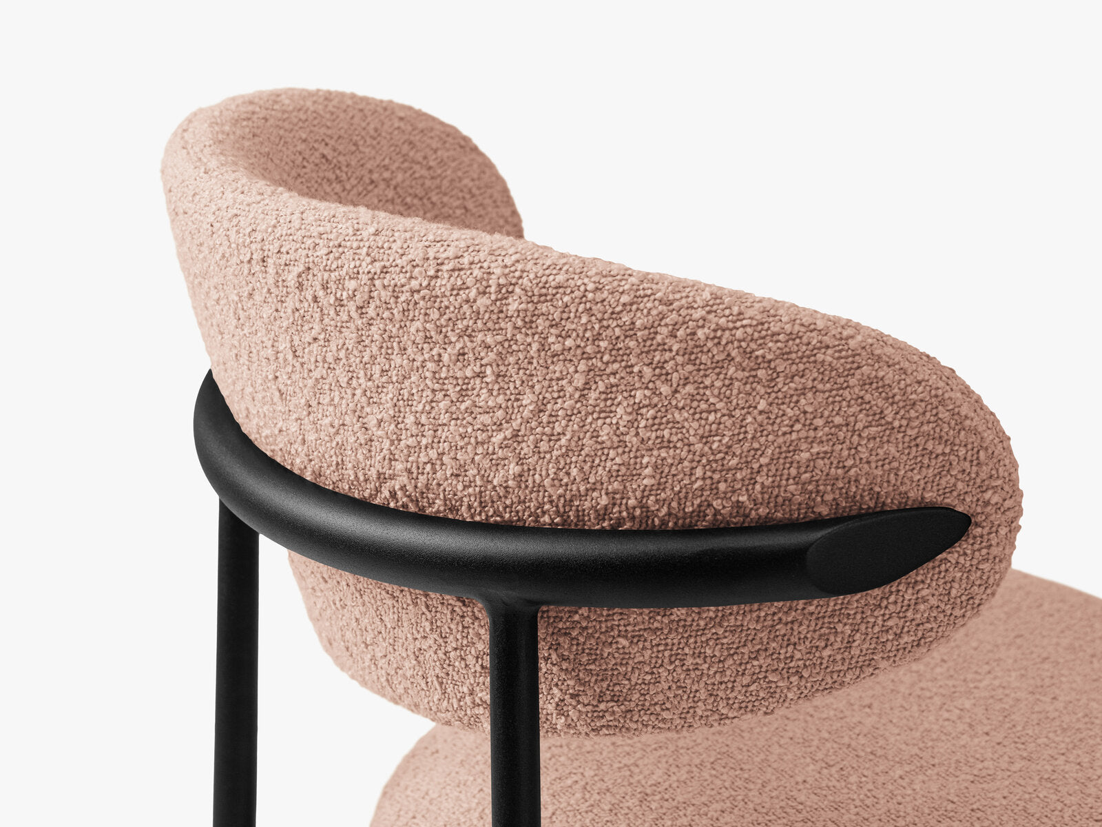 Micadoni Stuhl Nina Boucle Baloo Puderrosa