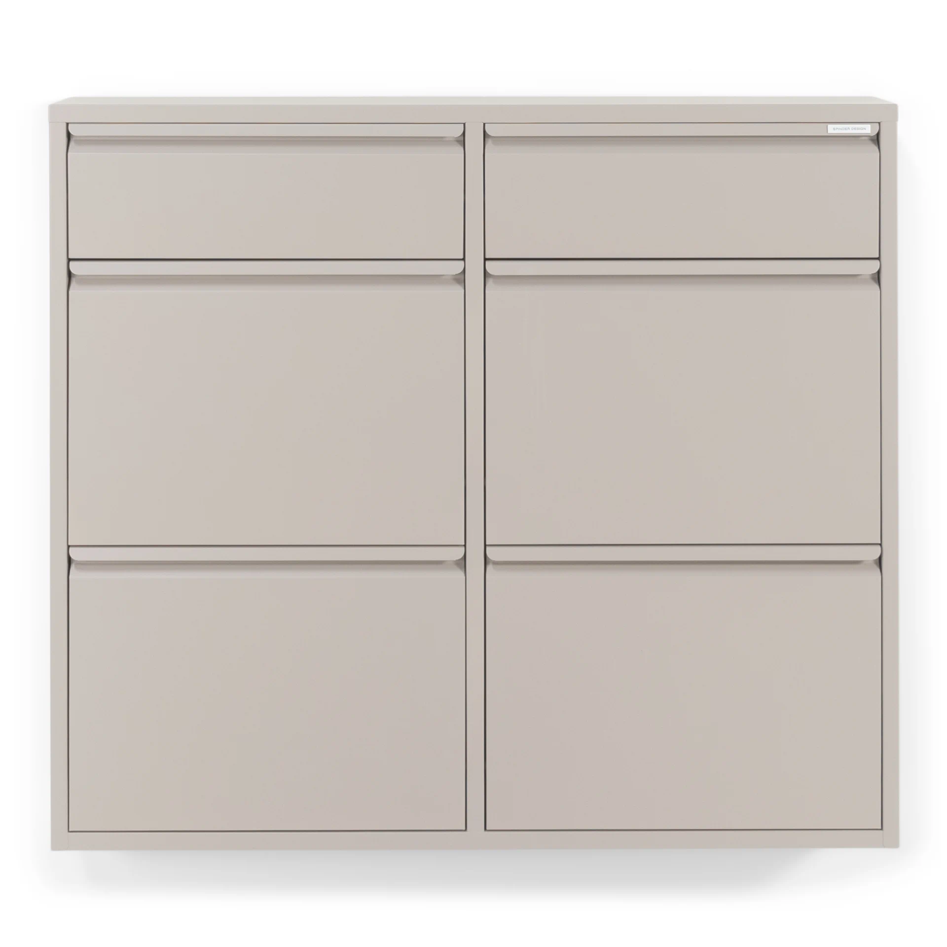 Spinder Design Billy 6 Schuhschrank Silky Taupe