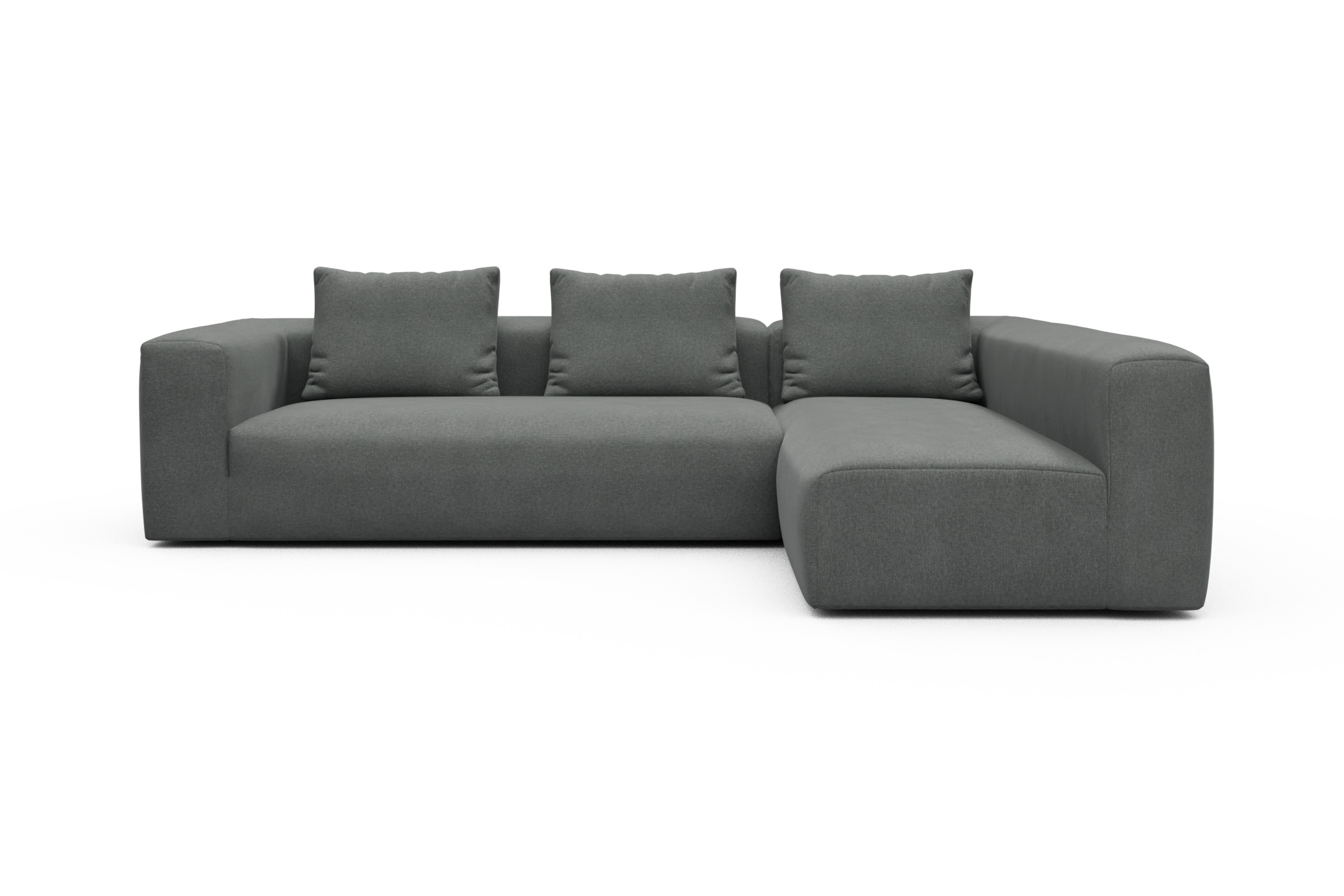 Skandi Home Ecksofa Fred 2x 2,5-Sitzer rechts offen Satya-Steel moebelfaktor