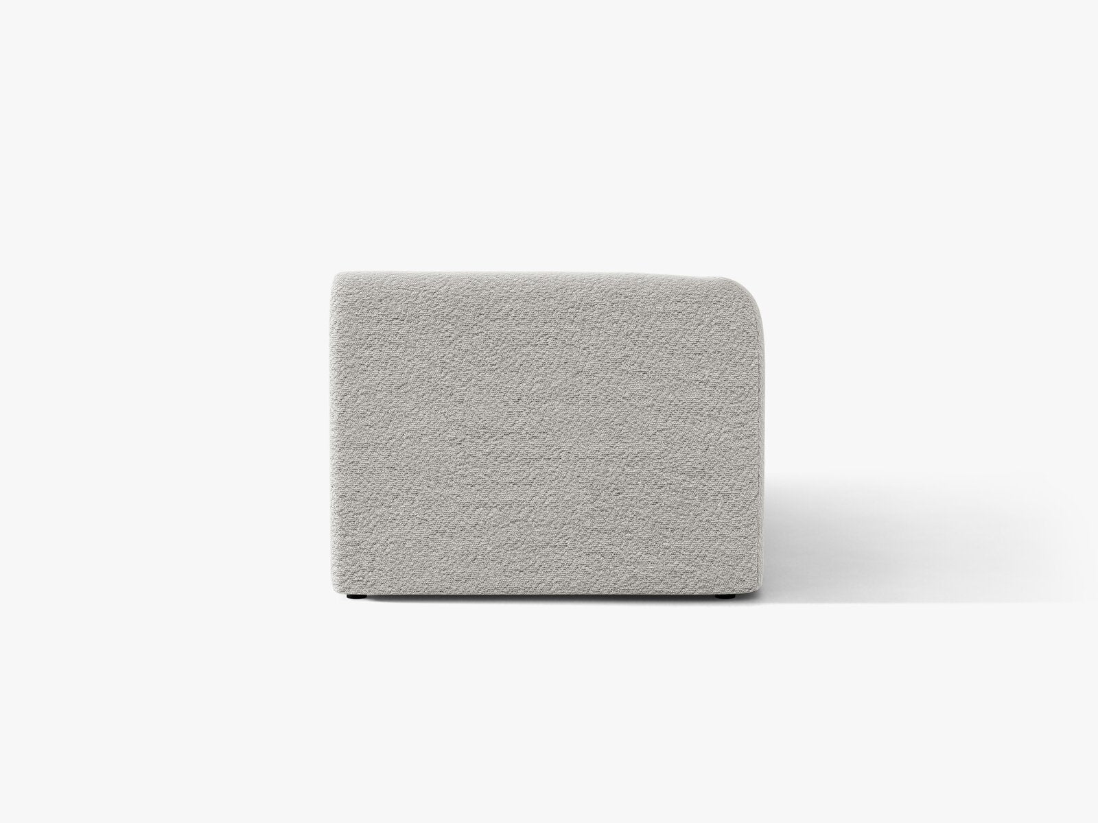 Micadoni Modul Miley 2-Sitzer Links Boucle Baloo Hellgrau