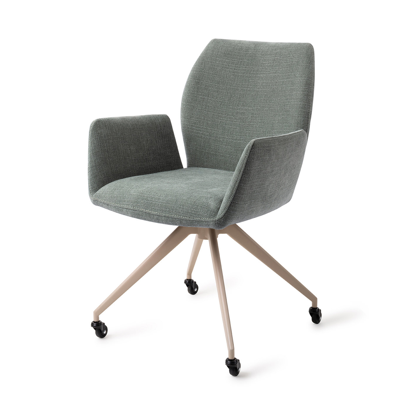 Jesper Home Esszimmerstuhl Misaki Breezy Blue Glide Beige