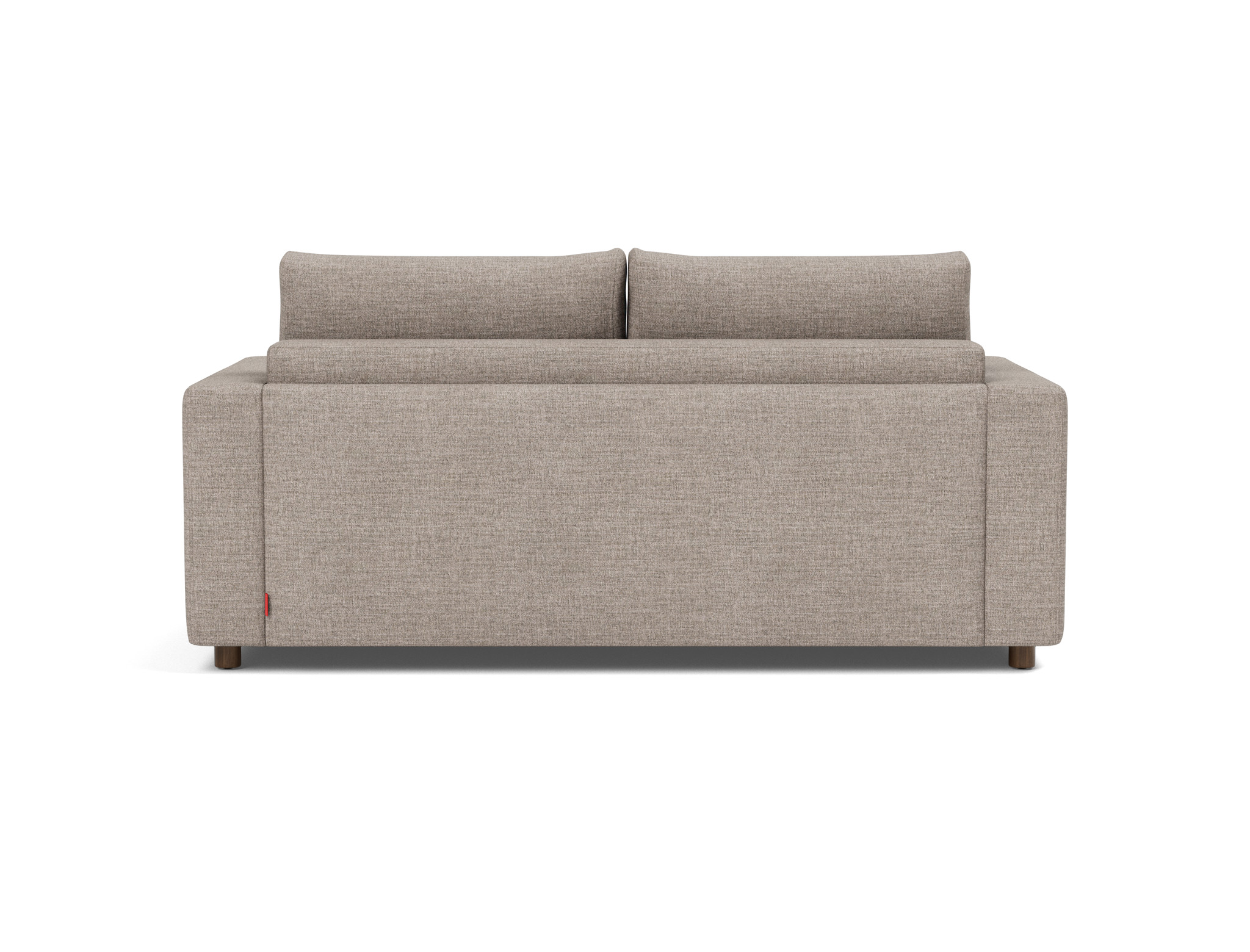 Schlafsofa Neah mit Standard-Armlehnen 160 Chenille Yuveno 472-Warm-Grey