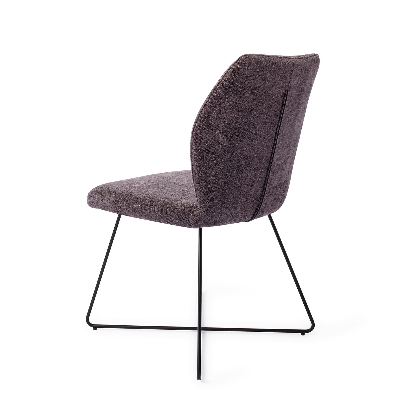 Jesper Home Esszimmerstuhl Ikata Almost-Black Cross Schwarz