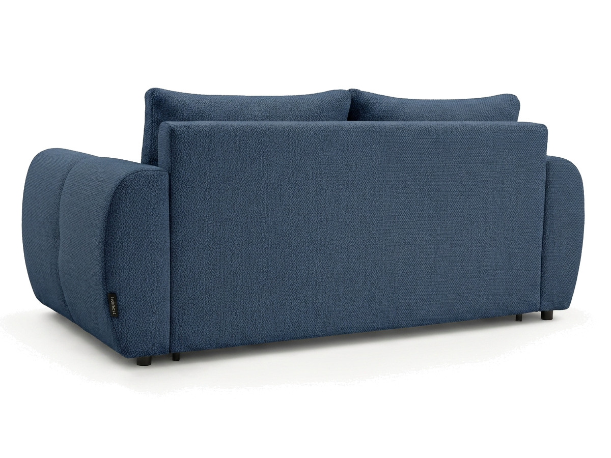 Bobochic Fuji Schlafsofa 3-Sitzer Stoff Dunkelblau