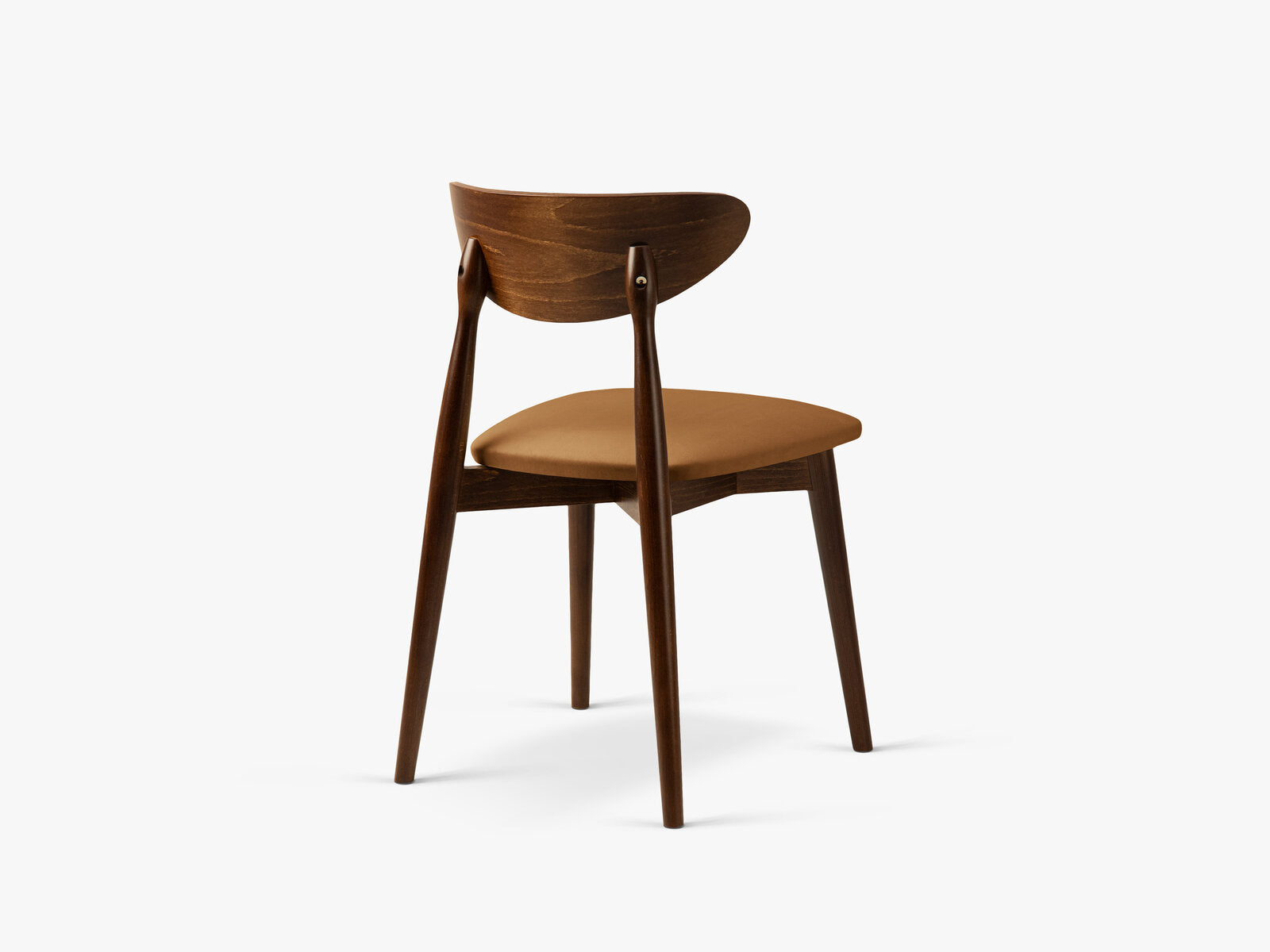 Micadoni Stuhl Leon Samt Magic Velvet Kamel Nussbaum