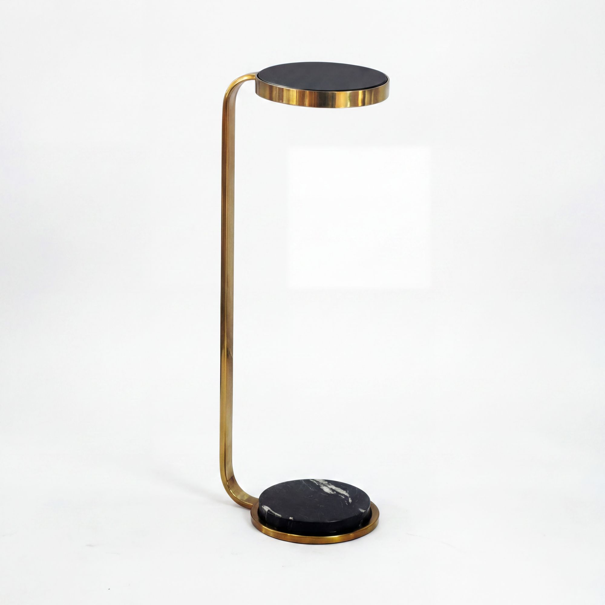 Beistelltisch Salangen Marmor Gold Ø 26 cm