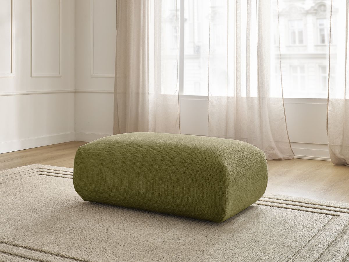 Bobochic Sirius Sofa 1-Sitzer Strukturstoff Grün