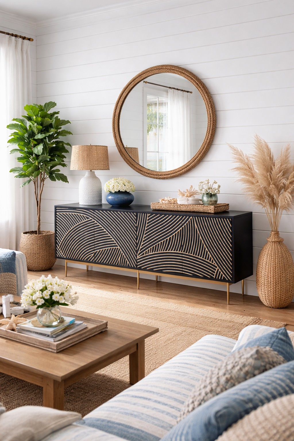 Livin Hill TV-Kommode Stilig Marineblau