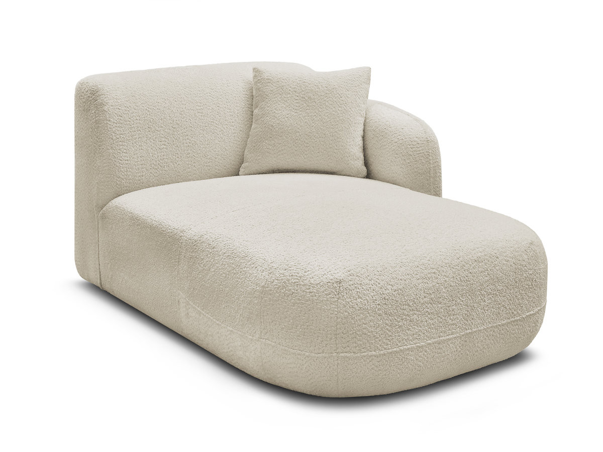 Bobochic Anda Méridienne-Modul Chenille Beige Ecke rechts