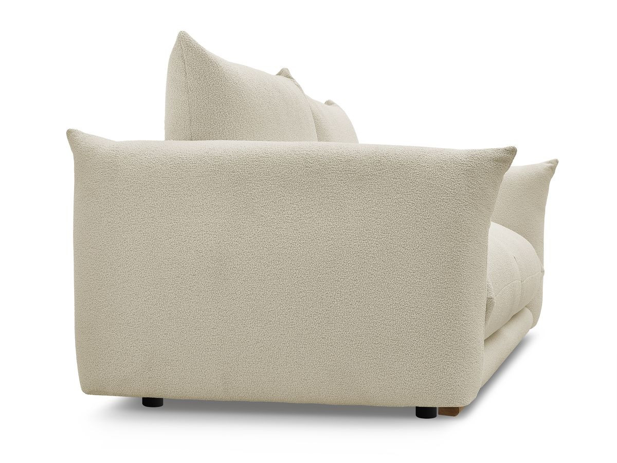 Bobochic Ernest Sofa 2-Sitzer Bouclé-Stoff Beige