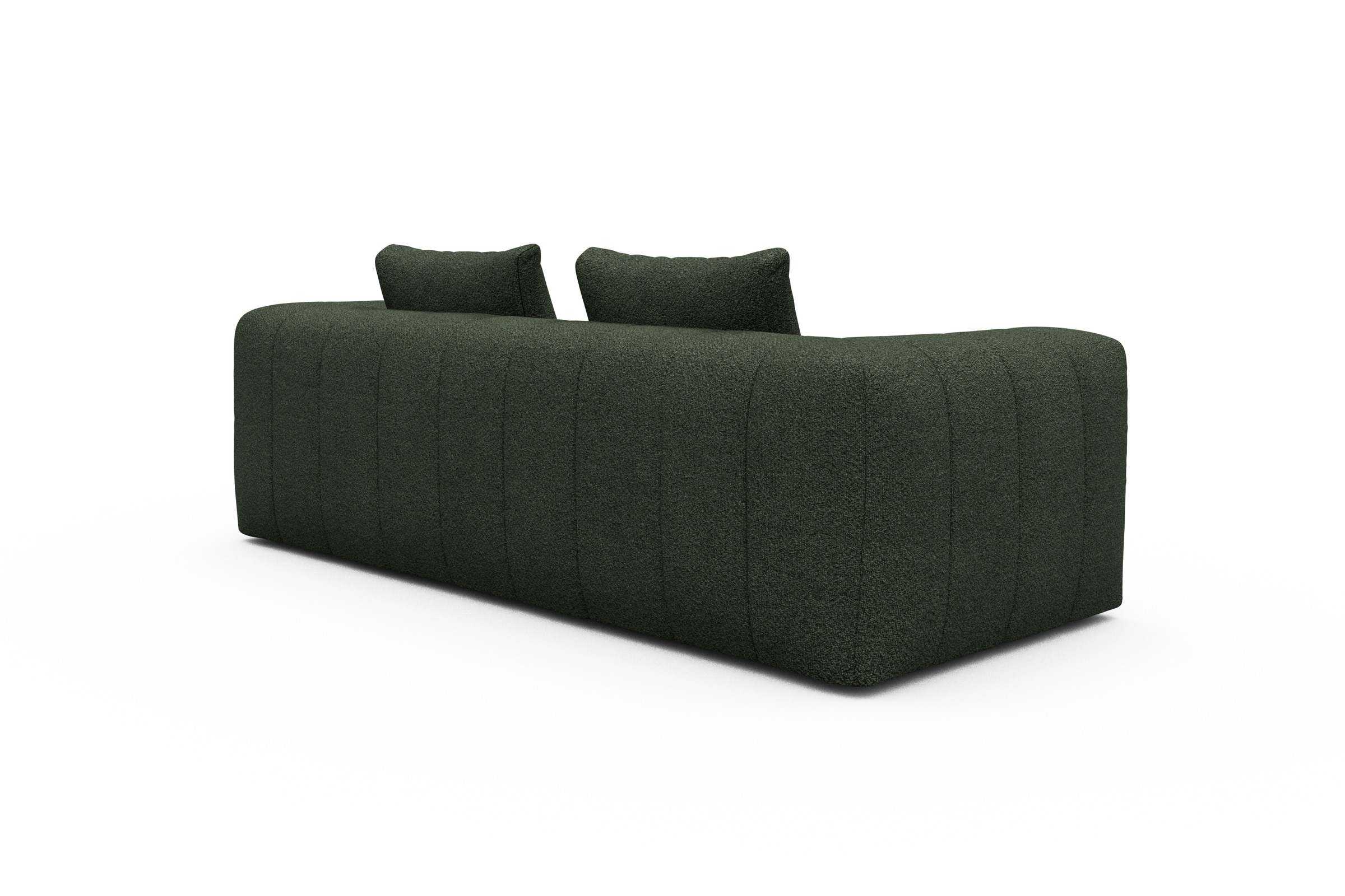 Sofa Hugo 3-Sitzer Vanora-Deep-Green