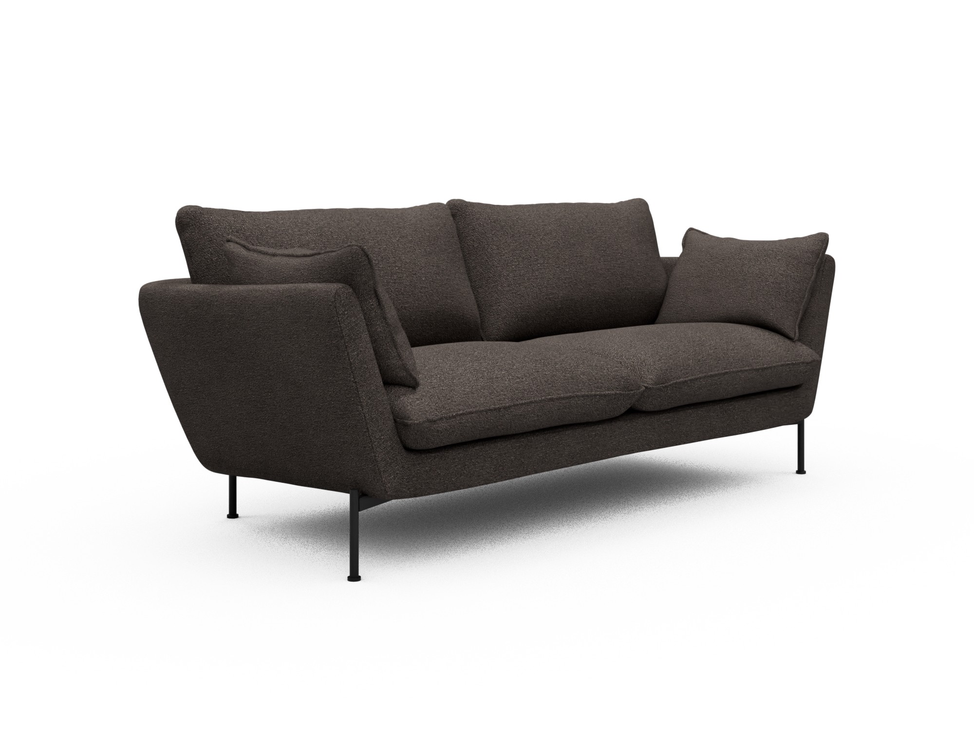 Skandi Home Sofa Anton 2-Sitzer Boucle-Taupe moebelfaktor