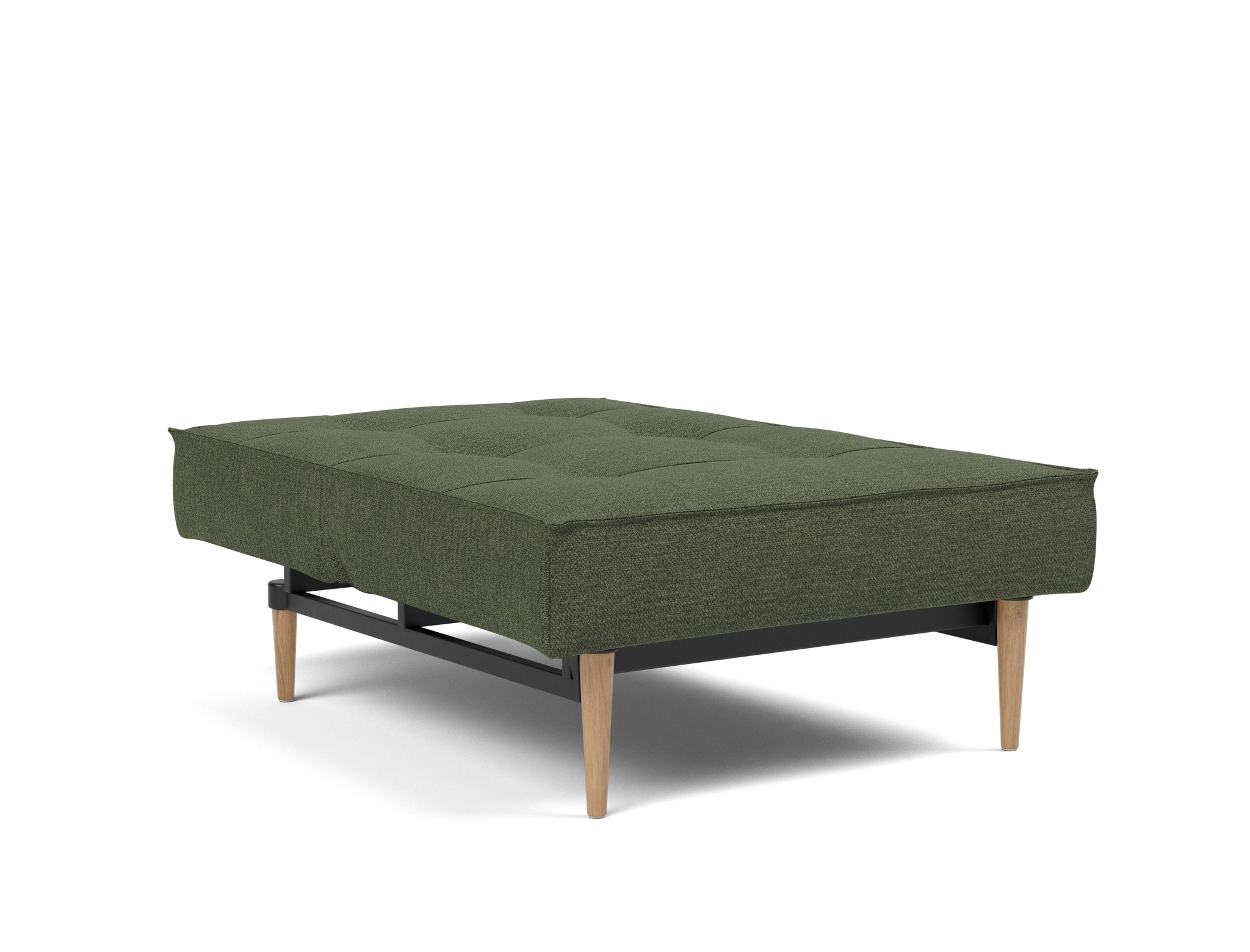 Sessel Splitback Strukturierter Stoff Taura 353-Forest Beine Styletto Eiche hell