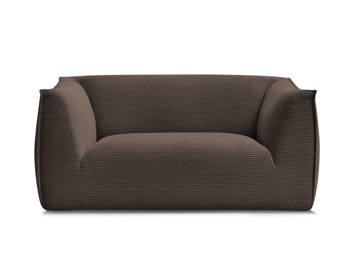 Bobochic Giorgia Sofa 2-Sitzer Cordsamt Braun