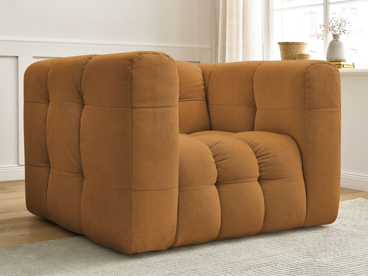 Bobochic Ulysse Sessel Stoff Gelb