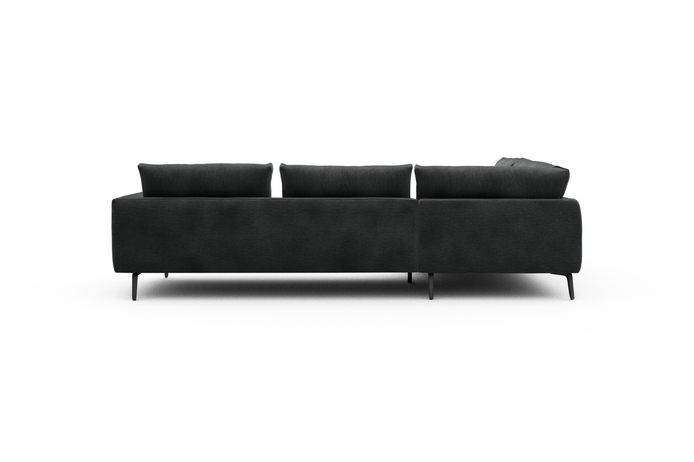 Ecksofa Karl Relax-Ecke links mit 2,5-Sitzer Smooth-Deep-Warm-Grey