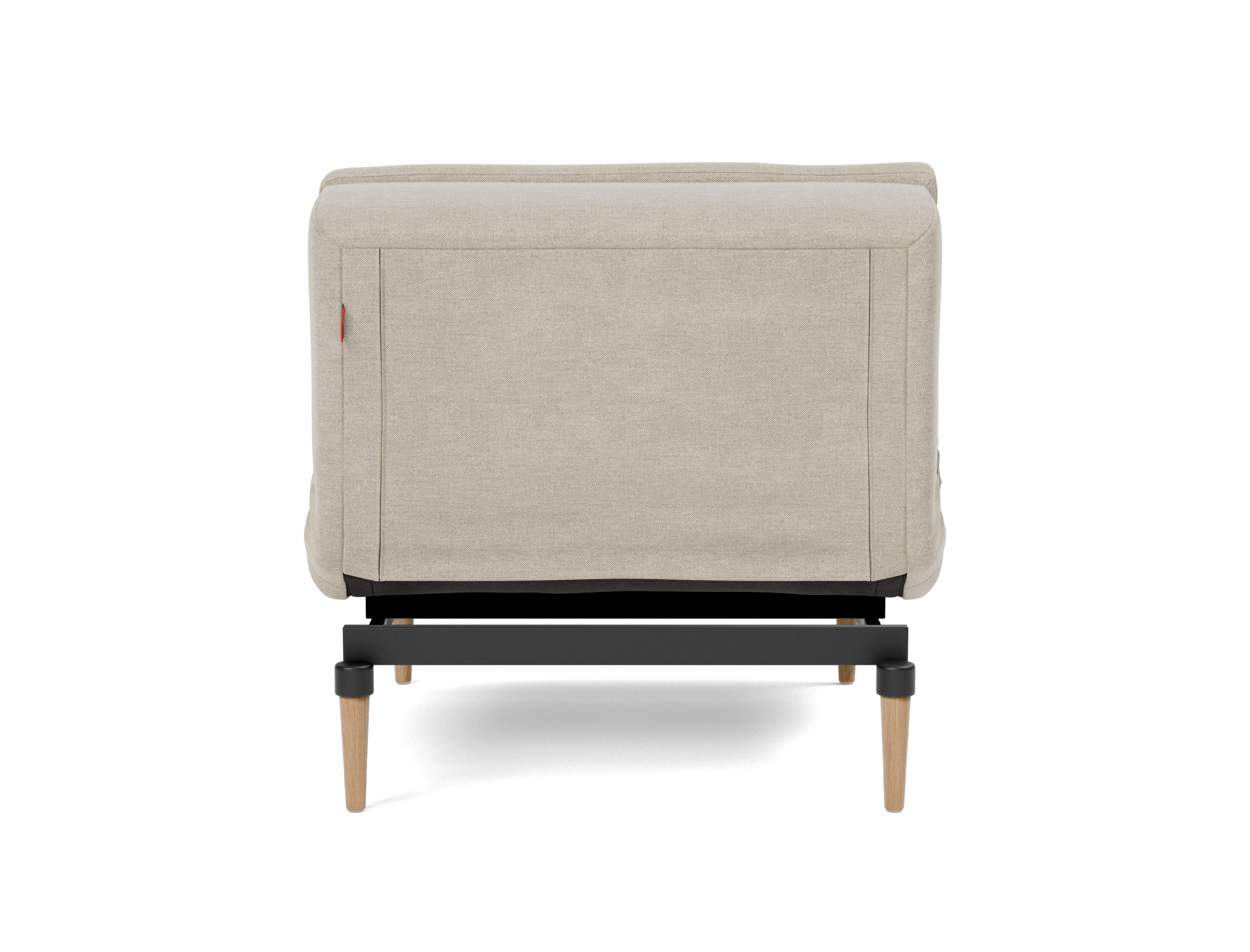 Sessel Dublexo Flachgewebe Phobos 586-Latte Beine Styletto Eiche hell