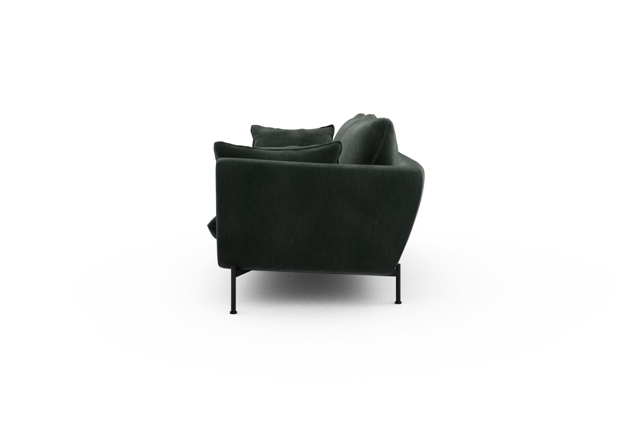 Sofa Anton 2-Sitzer Smooth-Laurel-Green