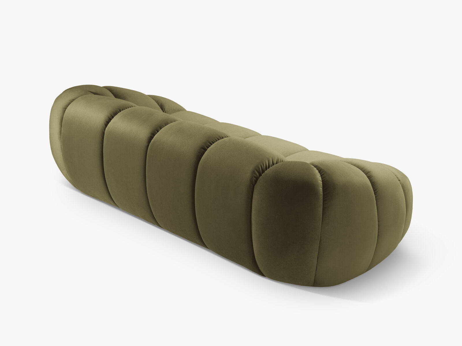 Micadoni Sofa Diana 3-Sitzer Samt Grün