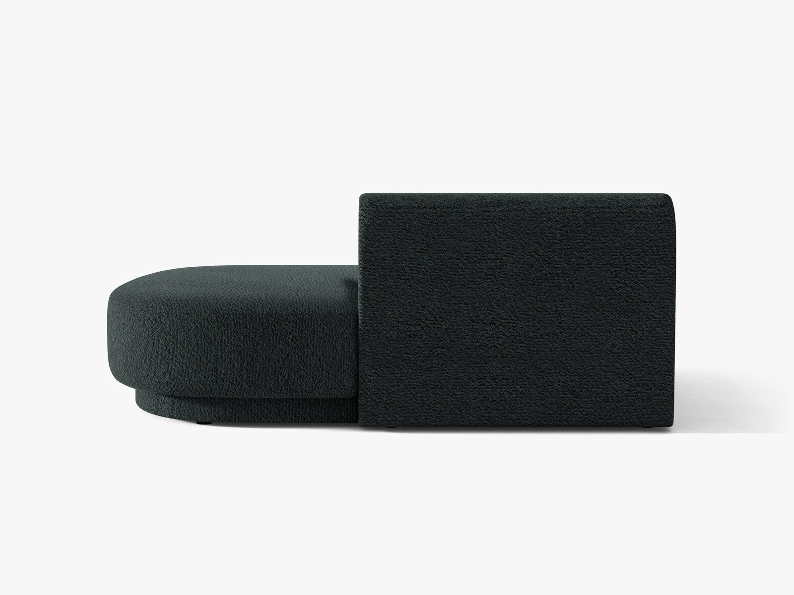 Micadoni 2-Sitzer Sitzmodul offen Miley Rechts Boucle Baloo Schwarz