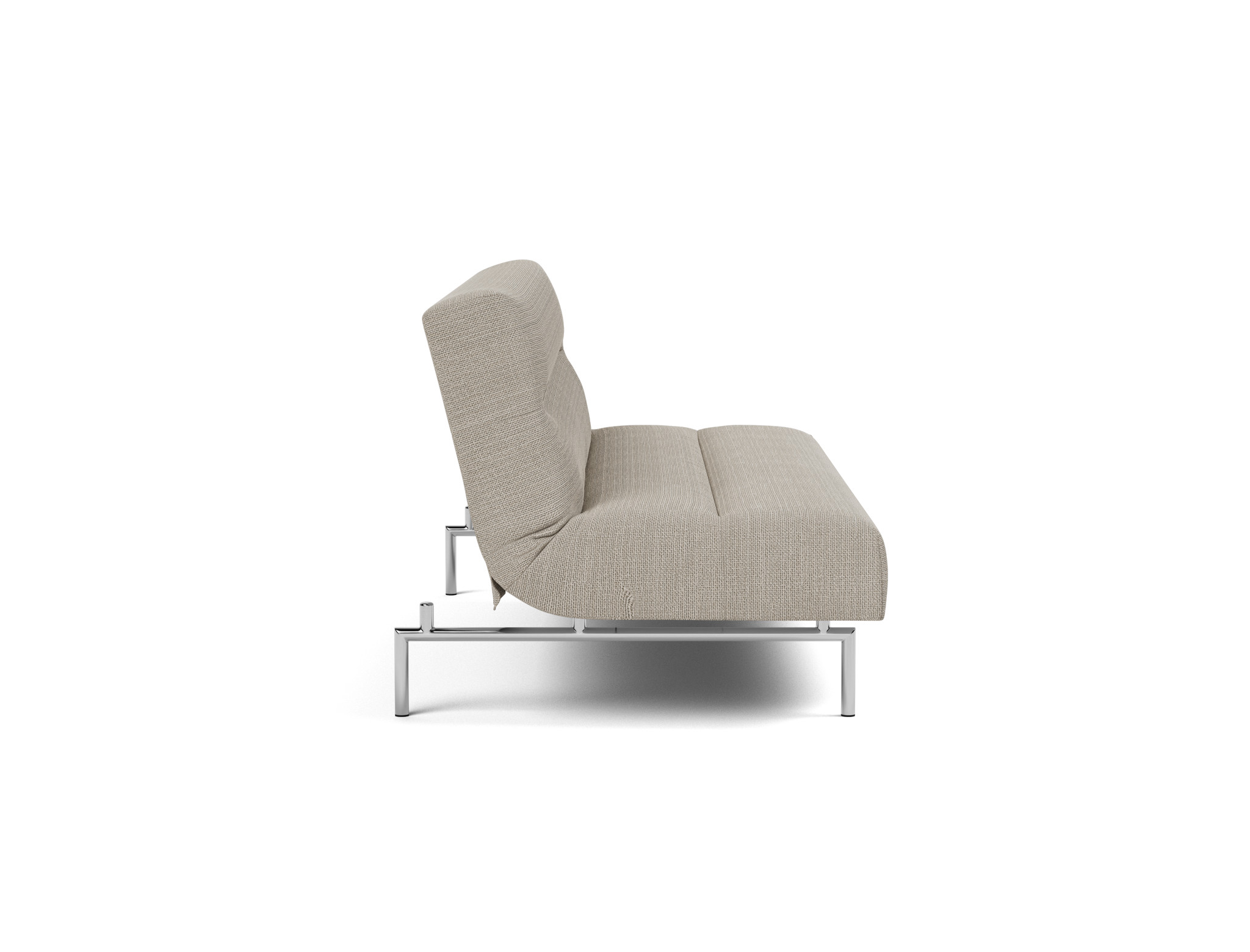 Schlafsofa Jillis Strukturierter Stoff Kenya 579-Gravel