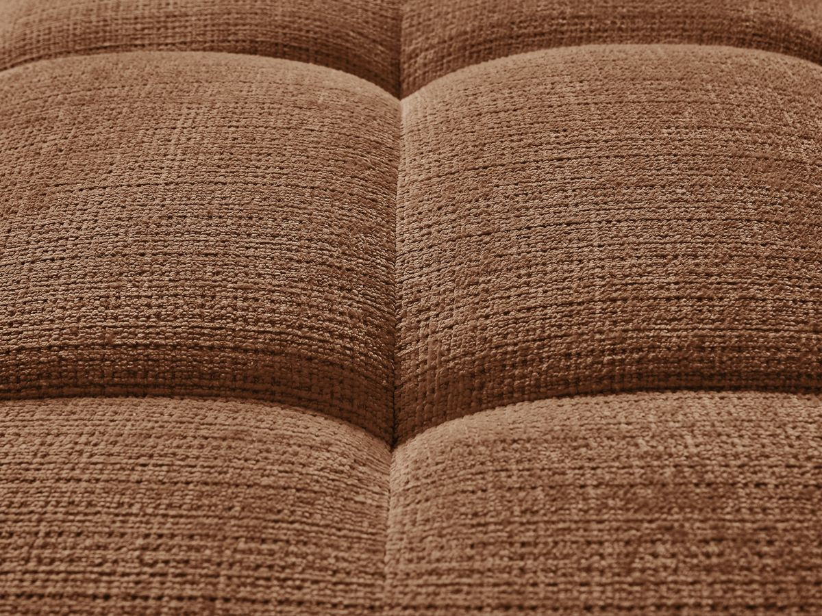 Bobochic Ivane Pouf Strukturstoff Orange