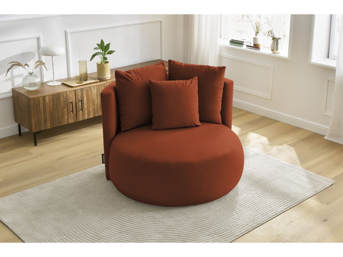 Bobochic Cesar Sessel Samt Orange