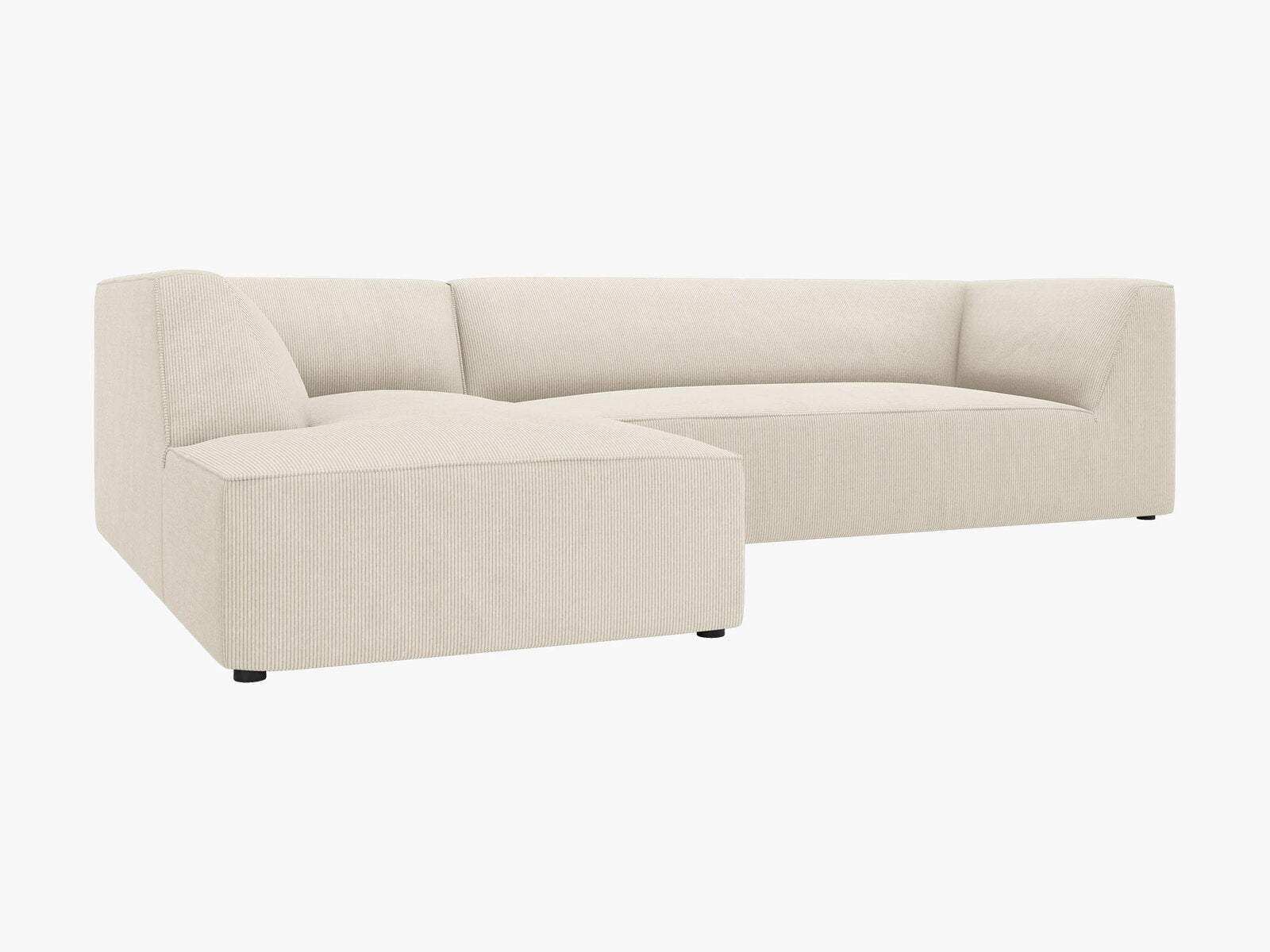 Micadoni 4-Sitzer Modular Sofa Ruby Links Kord Scala Helles Beige