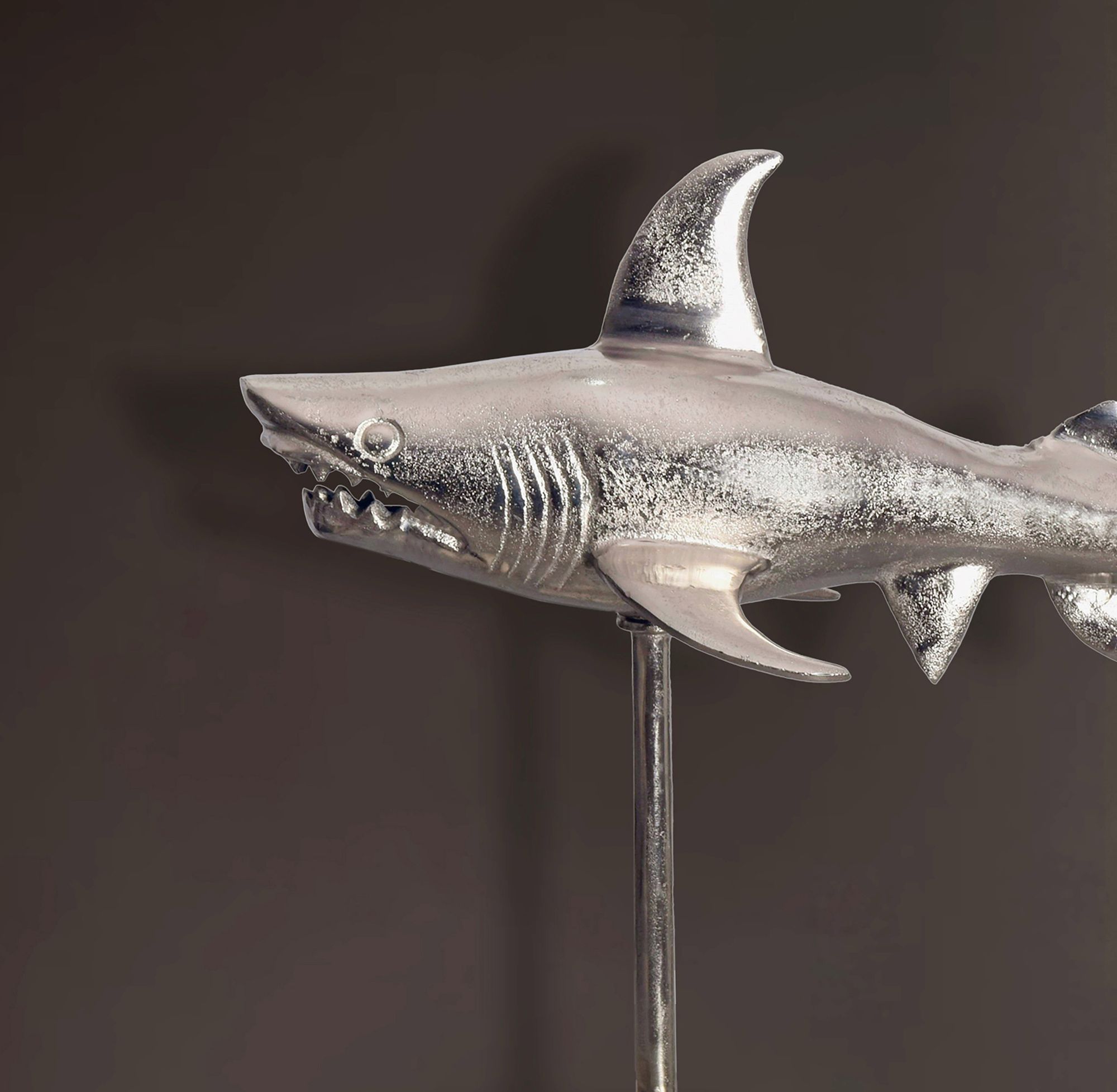 Dekofigur Hordvik Aluminium Silber 70 × 27 × 49 cm