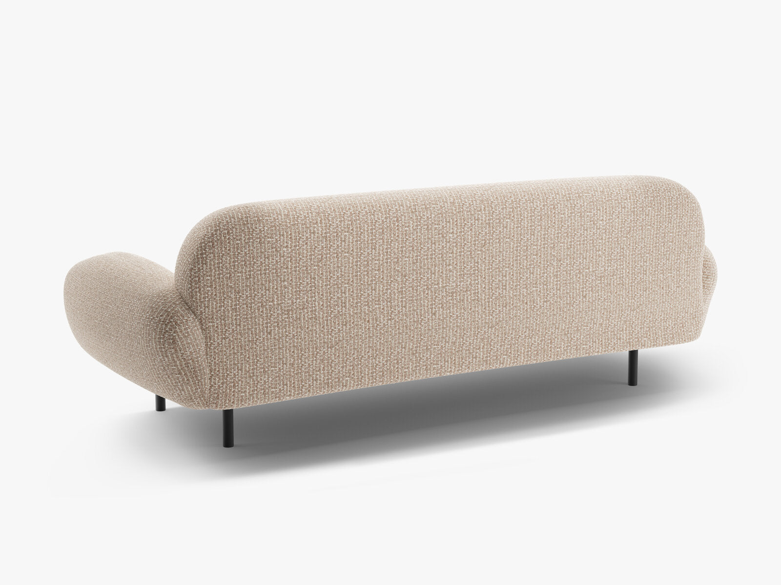 Micadoni Sofa Poppy 3-Sitzer Chenille Silencio Sand