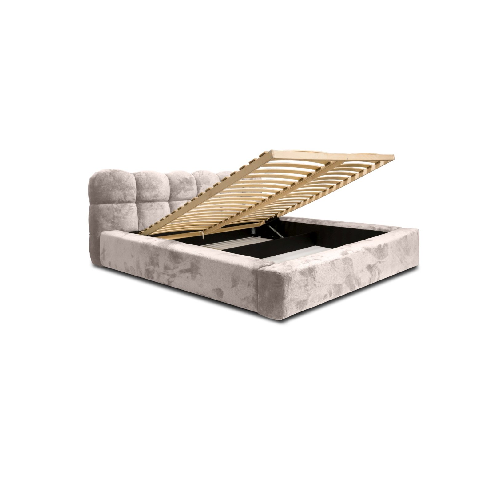 Polsterbett Vento-New Chenille 140x200 mit Holzrahmen Tender Way 04