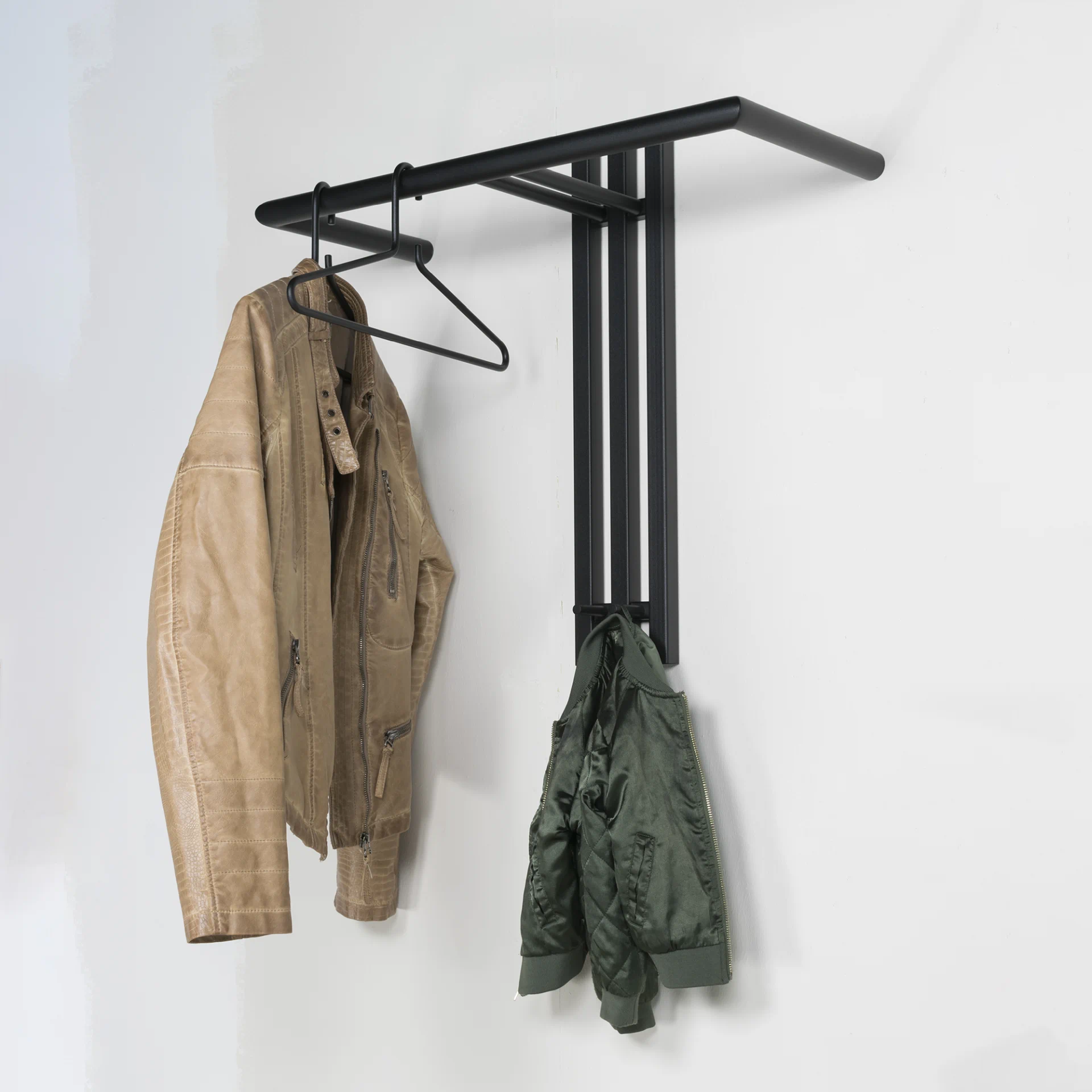 Spinder Design Senza 1 Wandgarderobe Schwarz