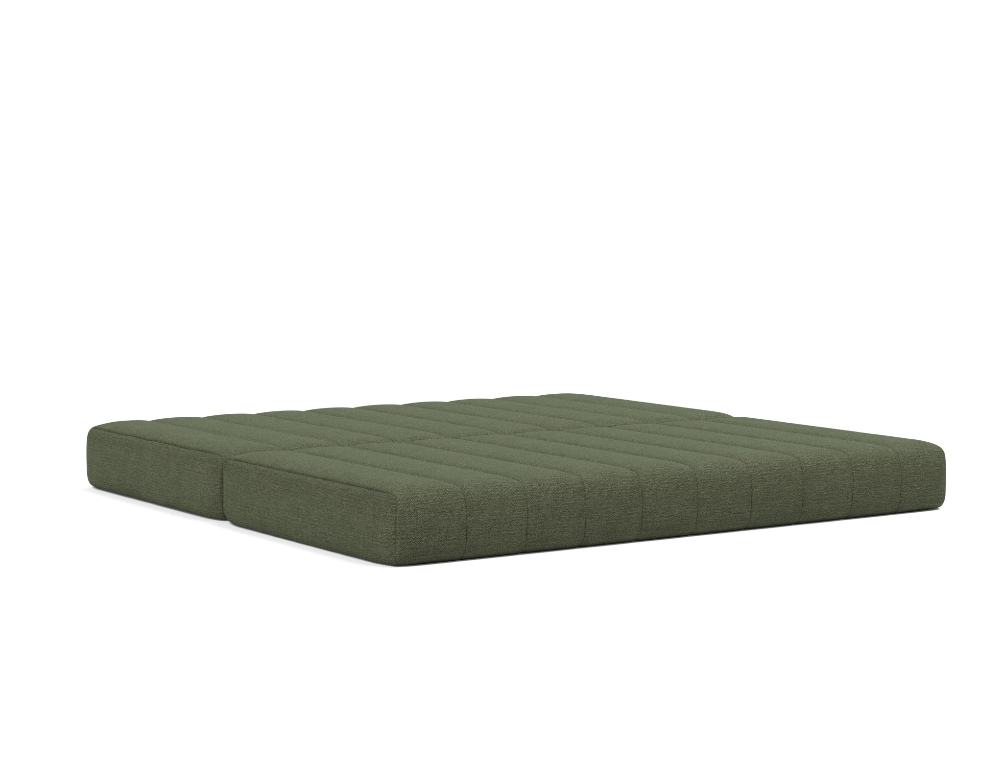 Schlafsofa CozyPad mit Armlehnen Strukturierter Stoff Taura 353-Forest