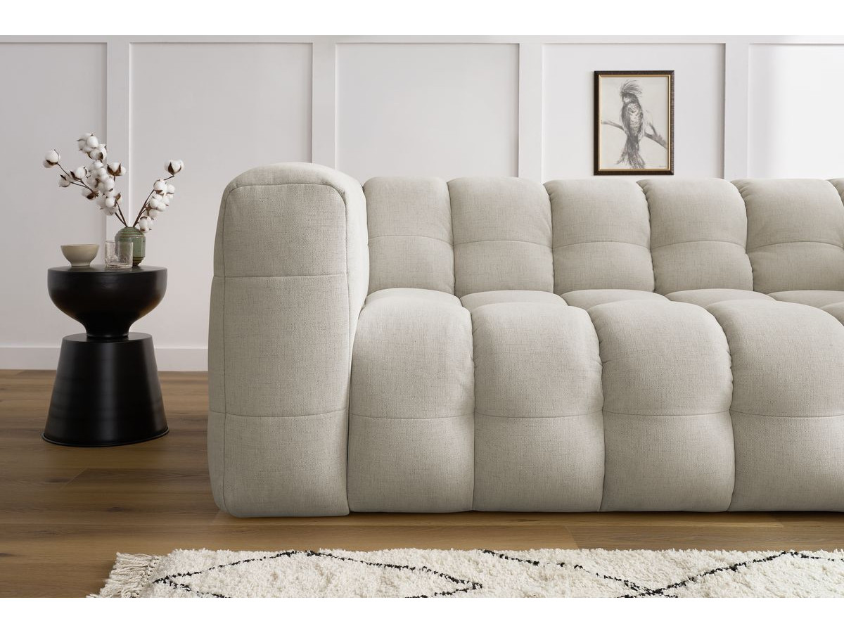 Bobochic Cloud Sofa 3-Sitzer Stoff Beige