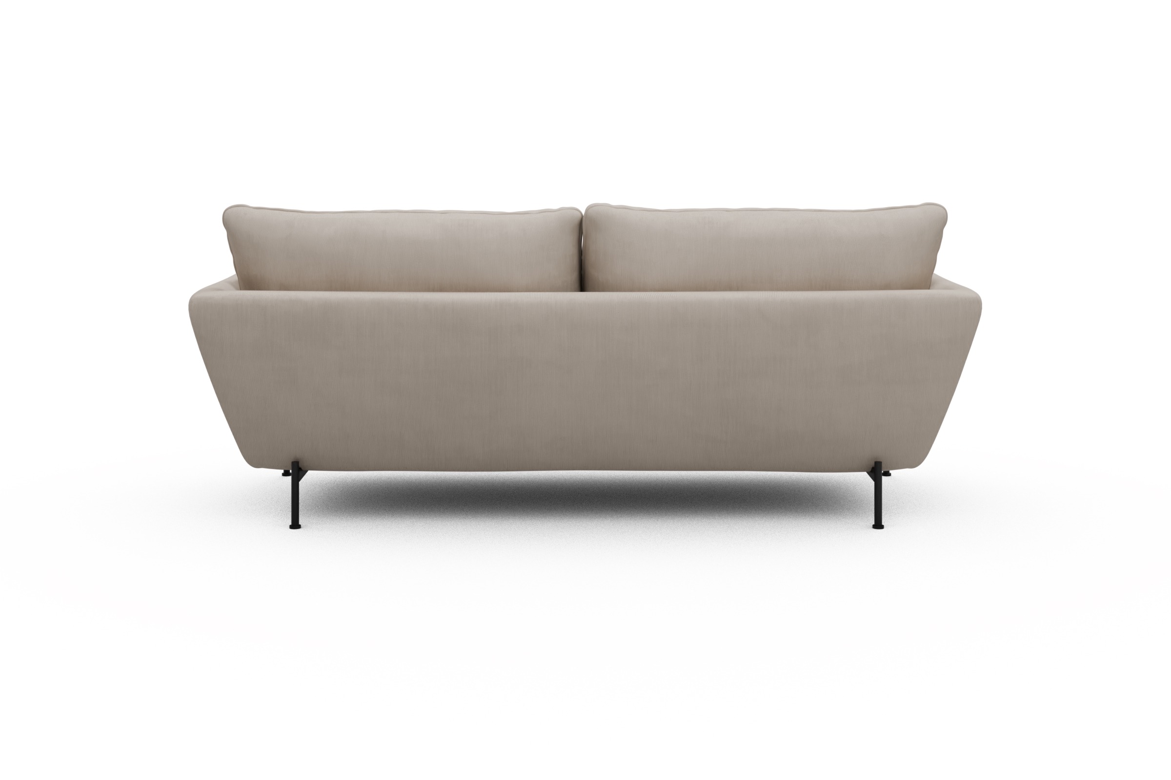 Sofa Anton 3-Sitzer Cordufine-Off-White