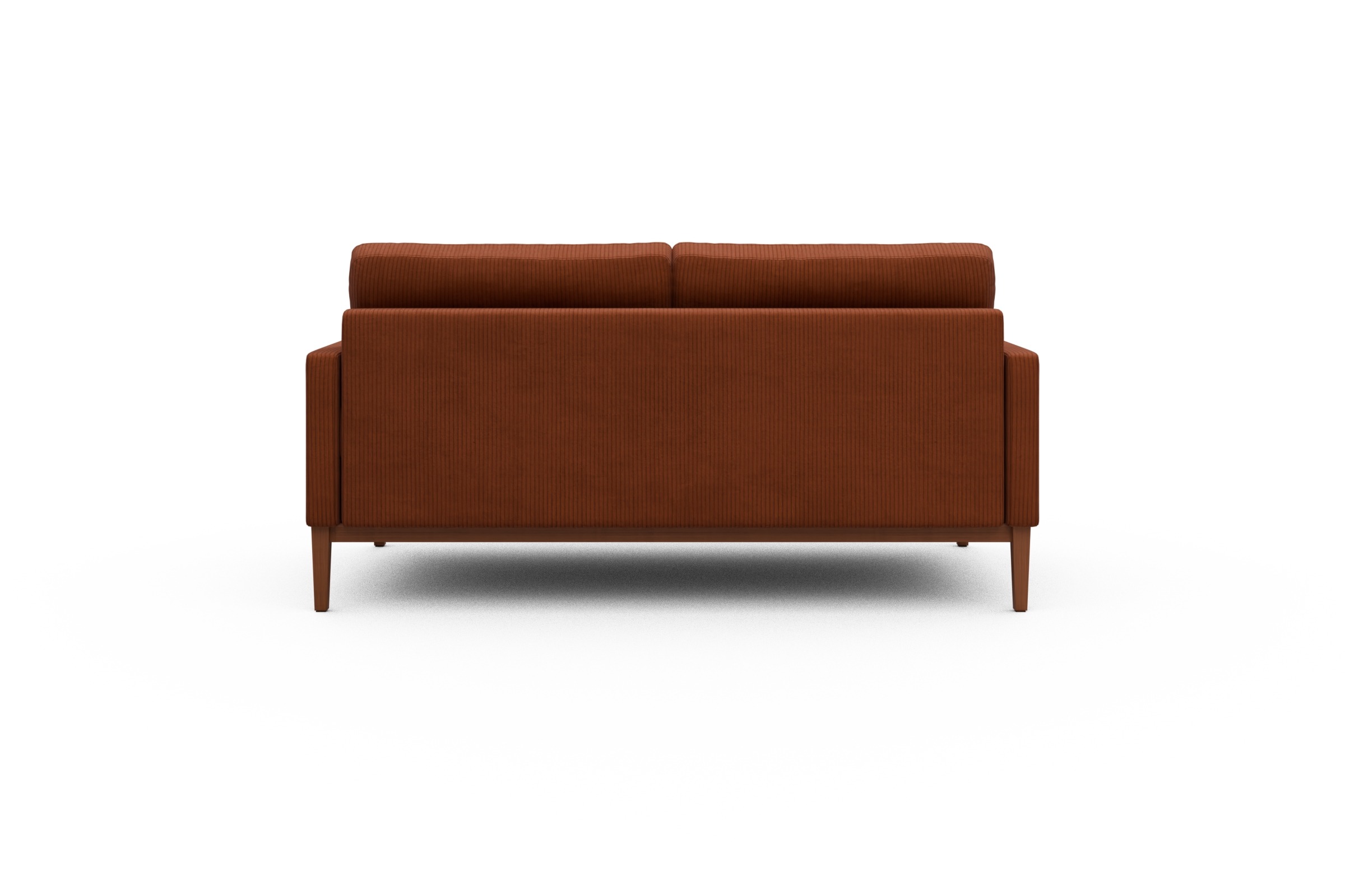 Sofa Bodo 2,5-Sitzer Corduroy-Burnt-Orange
