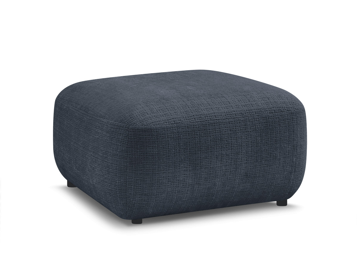 Bobochic Denise Pouf Strukturstoff Dunkelblau