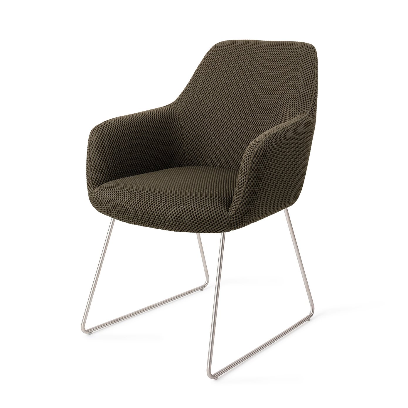 Jesper Home Esszimmerstuhl Hiroo Jungle-Jewel Slide Stahl
