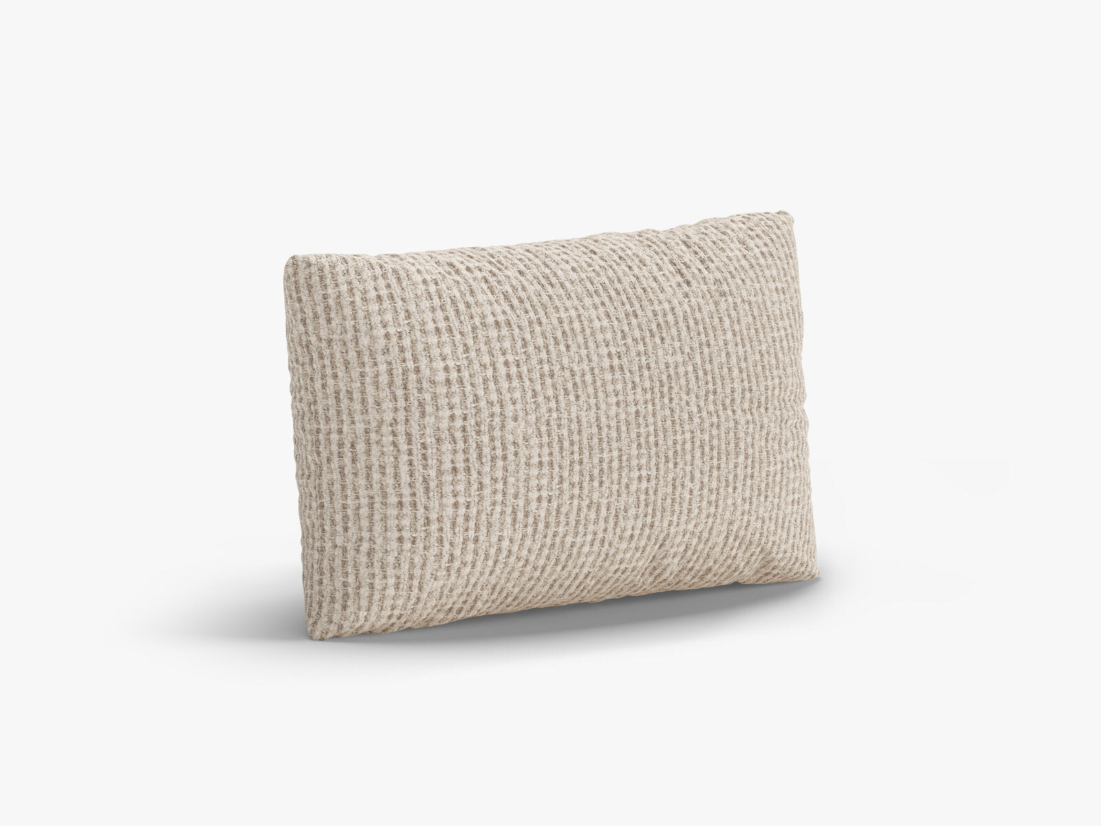 Micadoni Kissen Poppy Chenille Silencio Helles Beige 30x50