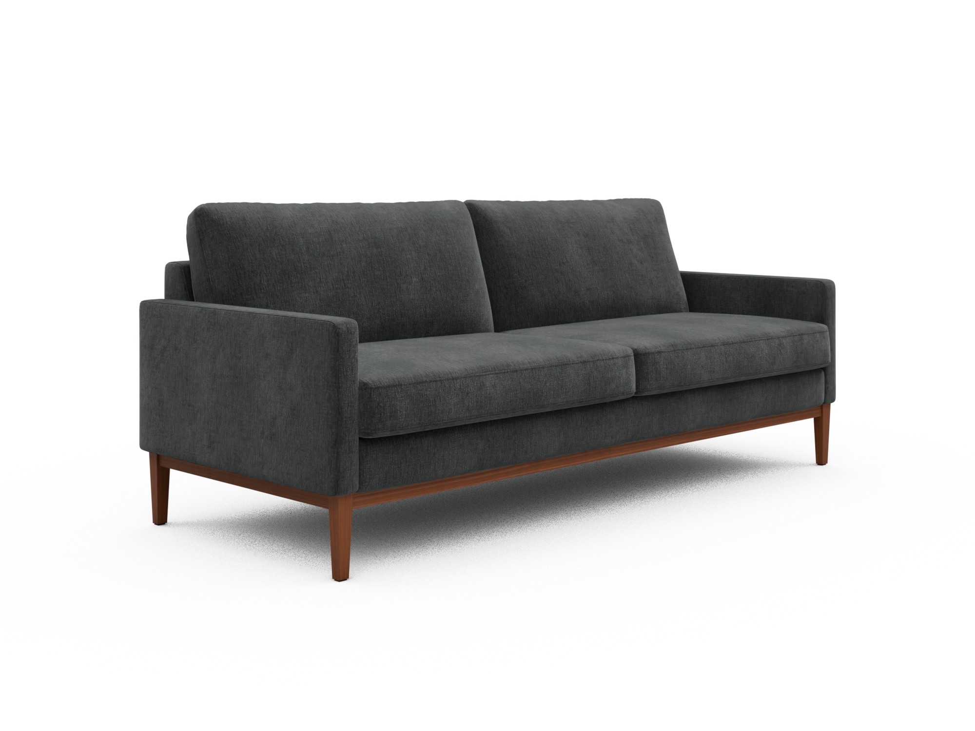 Skandi Home Sofa Bodo 3-Sitzer Smooth-Deep-Warm-Grey moebelfaktor