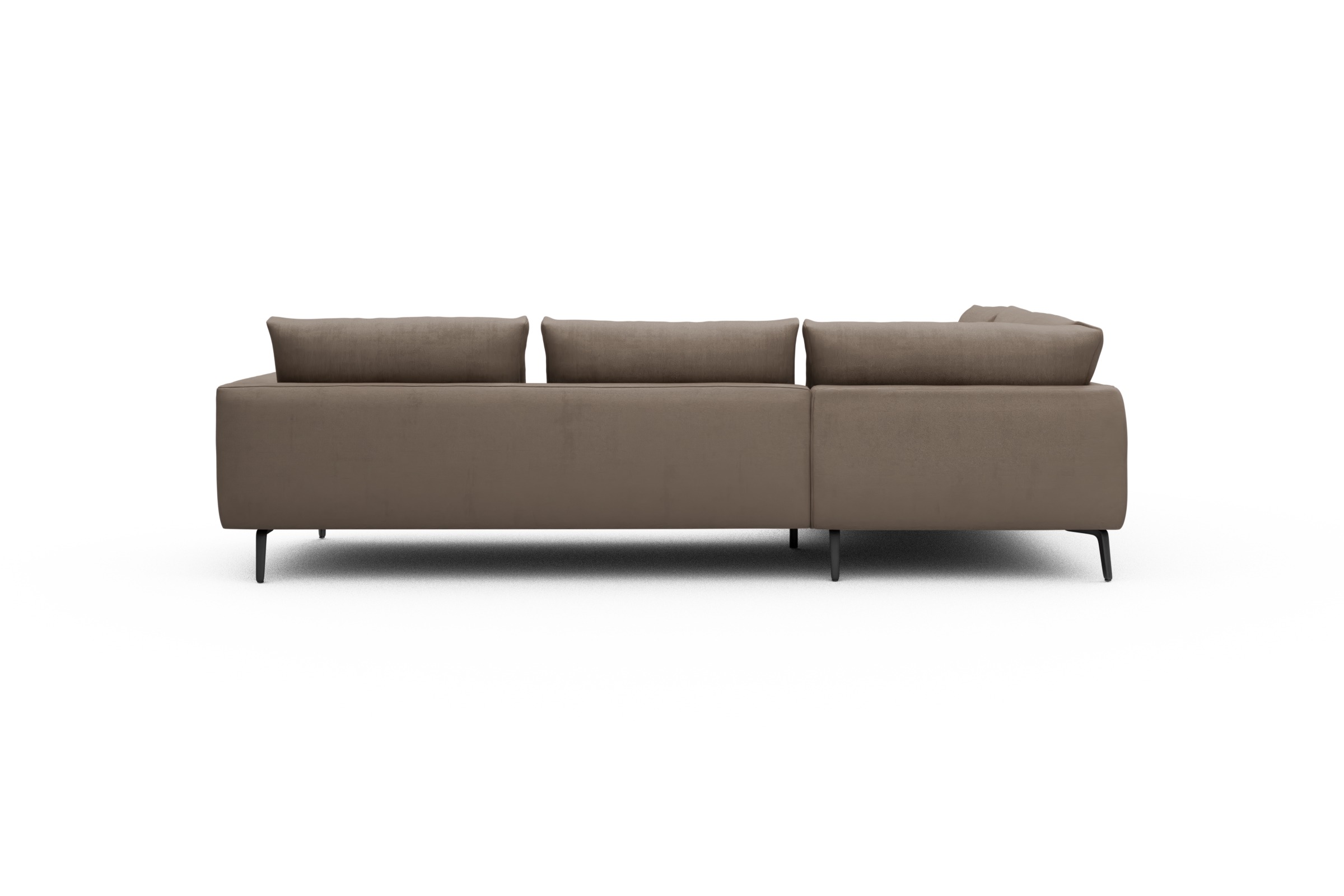 Ecksofa Karl Relax-Ecke links mit 2,5-Sitzer Cordufine-Biege