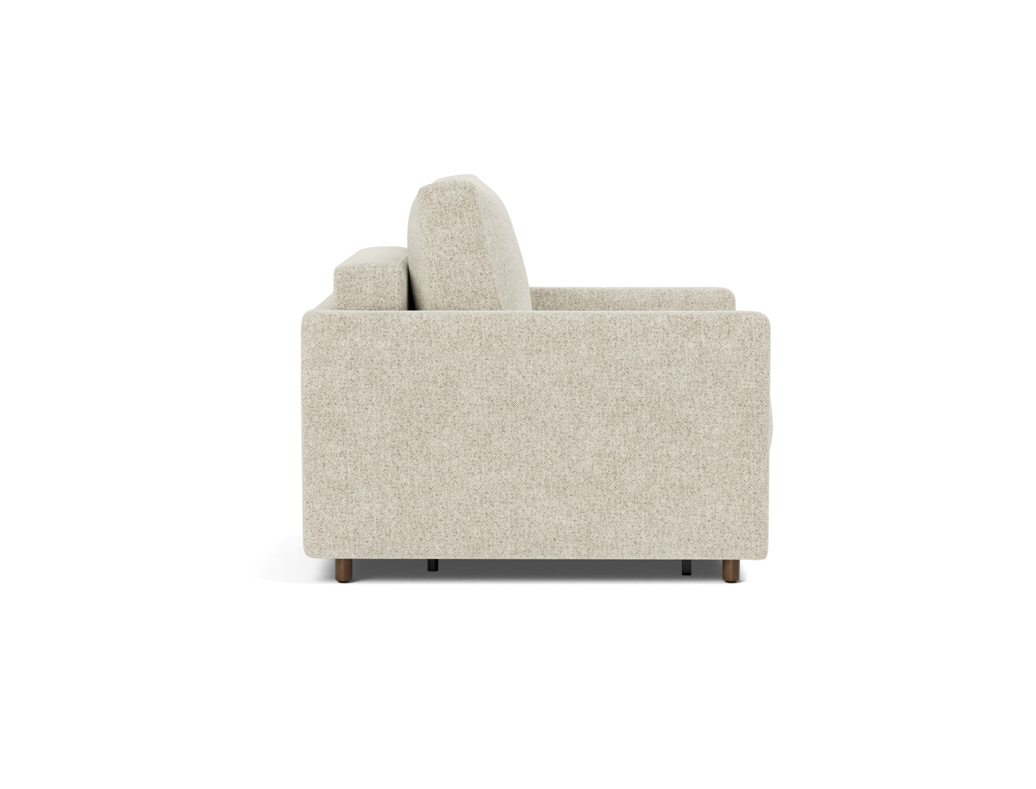 Schlafsessel Neah mit Slim-Armlehnen Strukturierter Stoff Taura 357-Off-White