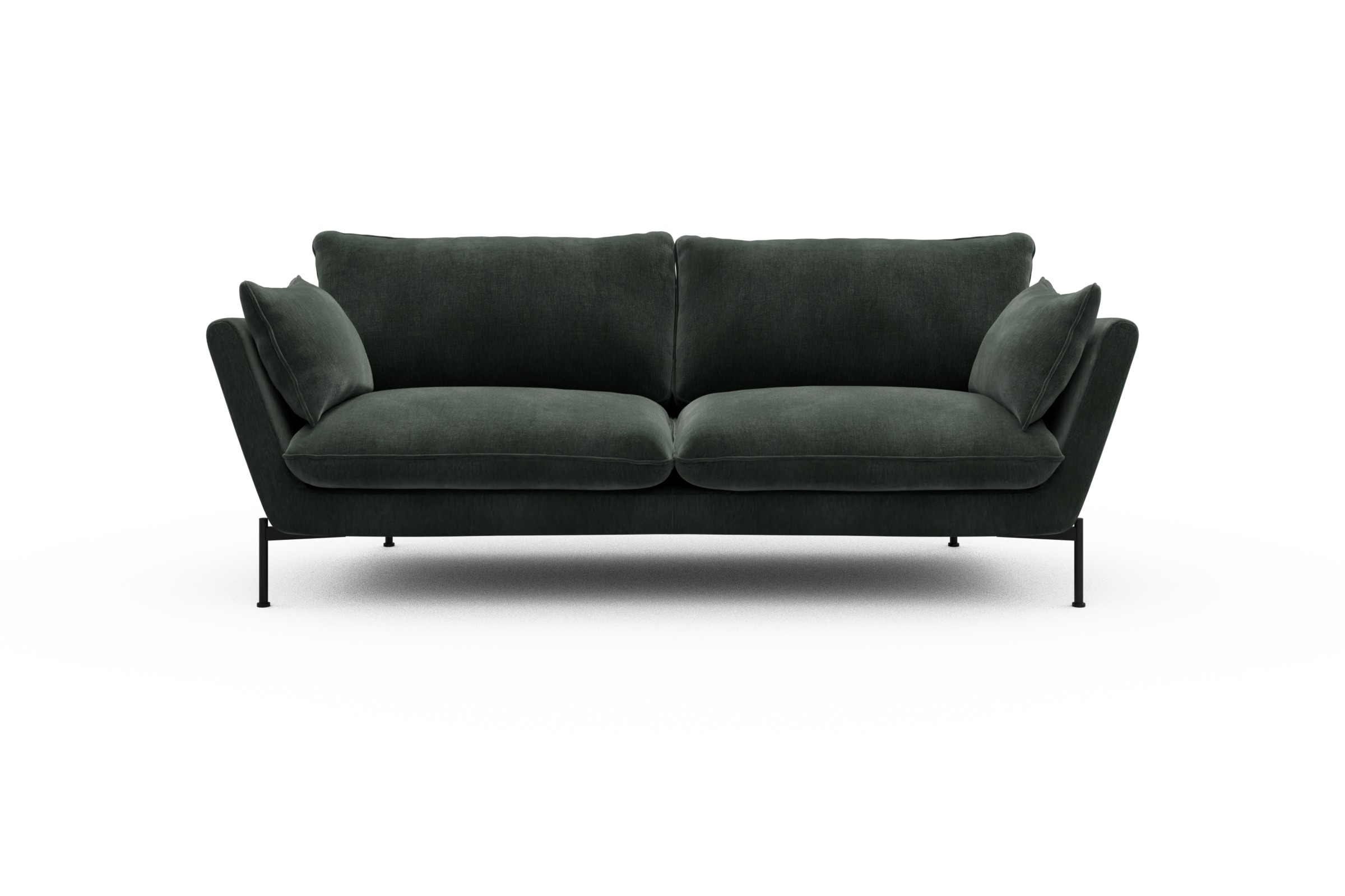 Skandi Home Sofa Anton 3-Sitzer Smooth-Laurel-Green moebelfaktor