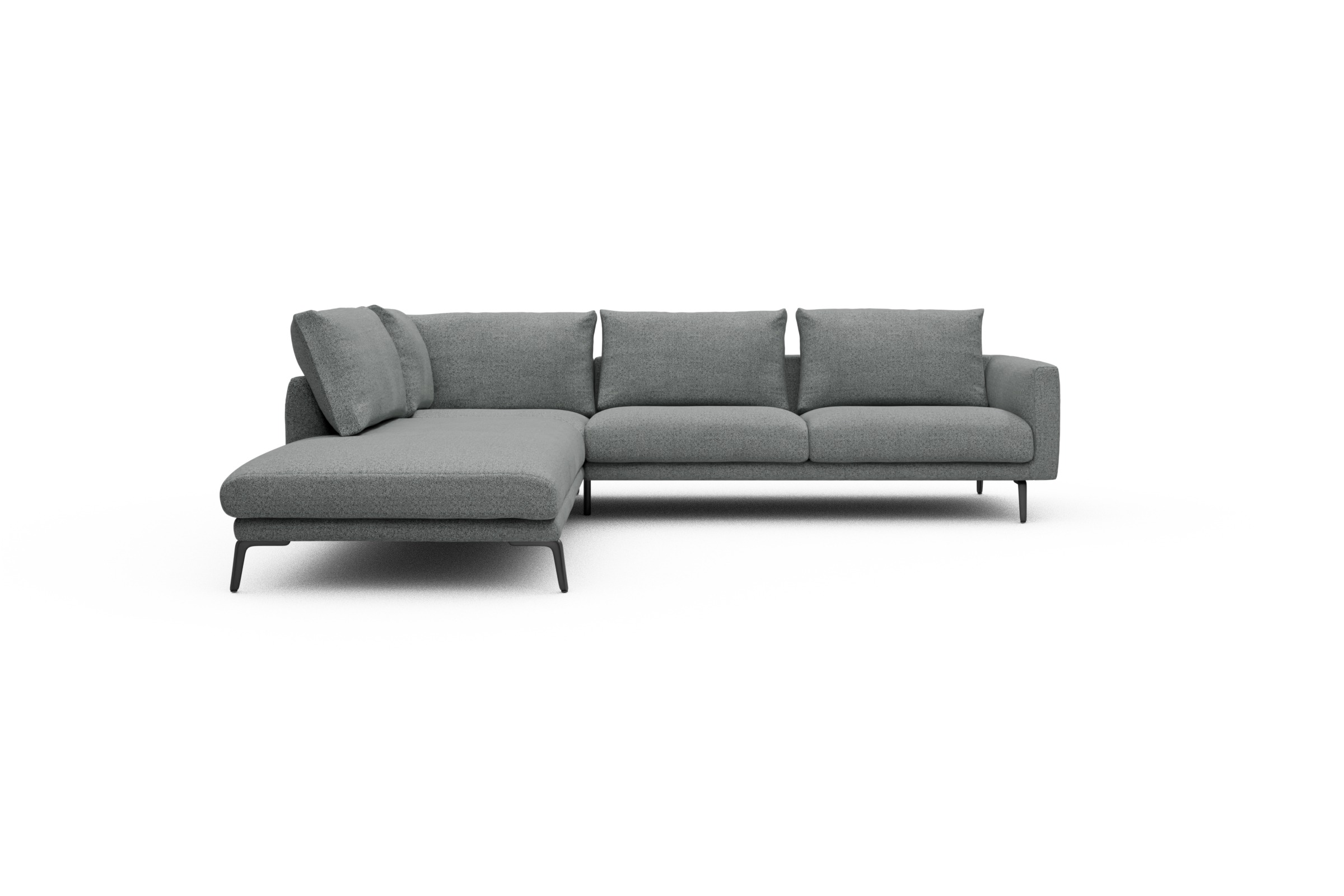 Skandi Home Ecksofa Karl Relax-Ecke links mit 2,5-Sitzer Aivi-Gravet-Grey moebelfaktor
