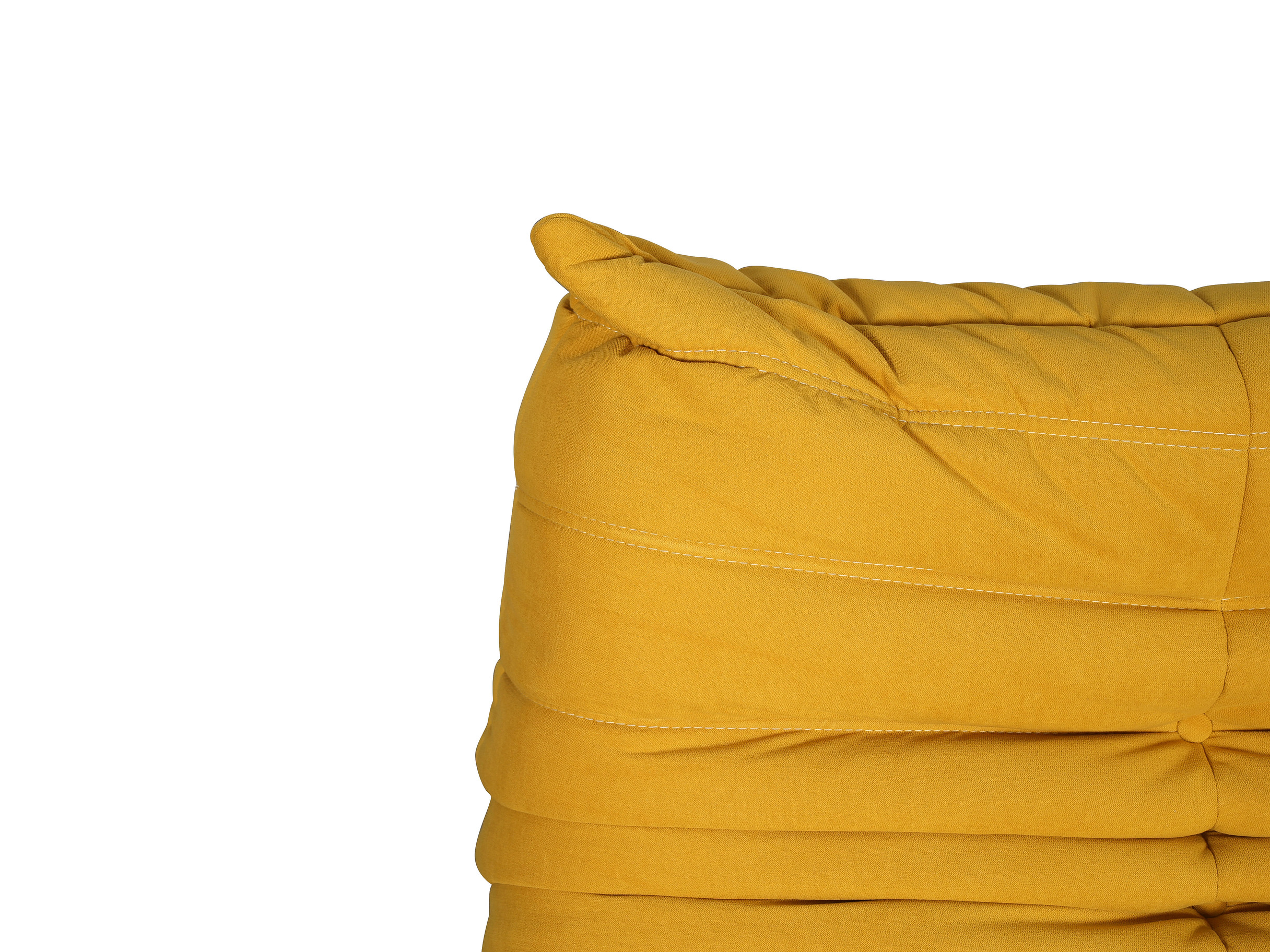 Livin Hill Set Nua: Sessel 87 cm + Fußhocker Senfgelb