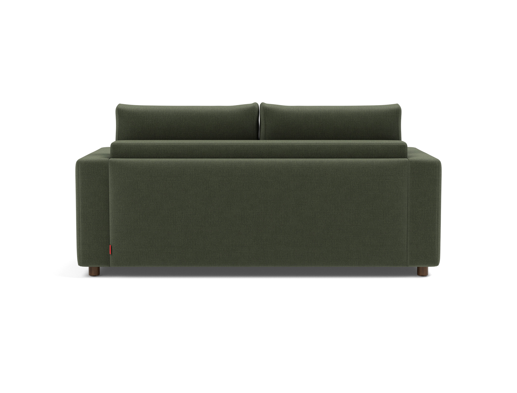 Schlafsofa Neah mit Standard-Armlehnen 160 Chenille Esina 413-Olive-Green