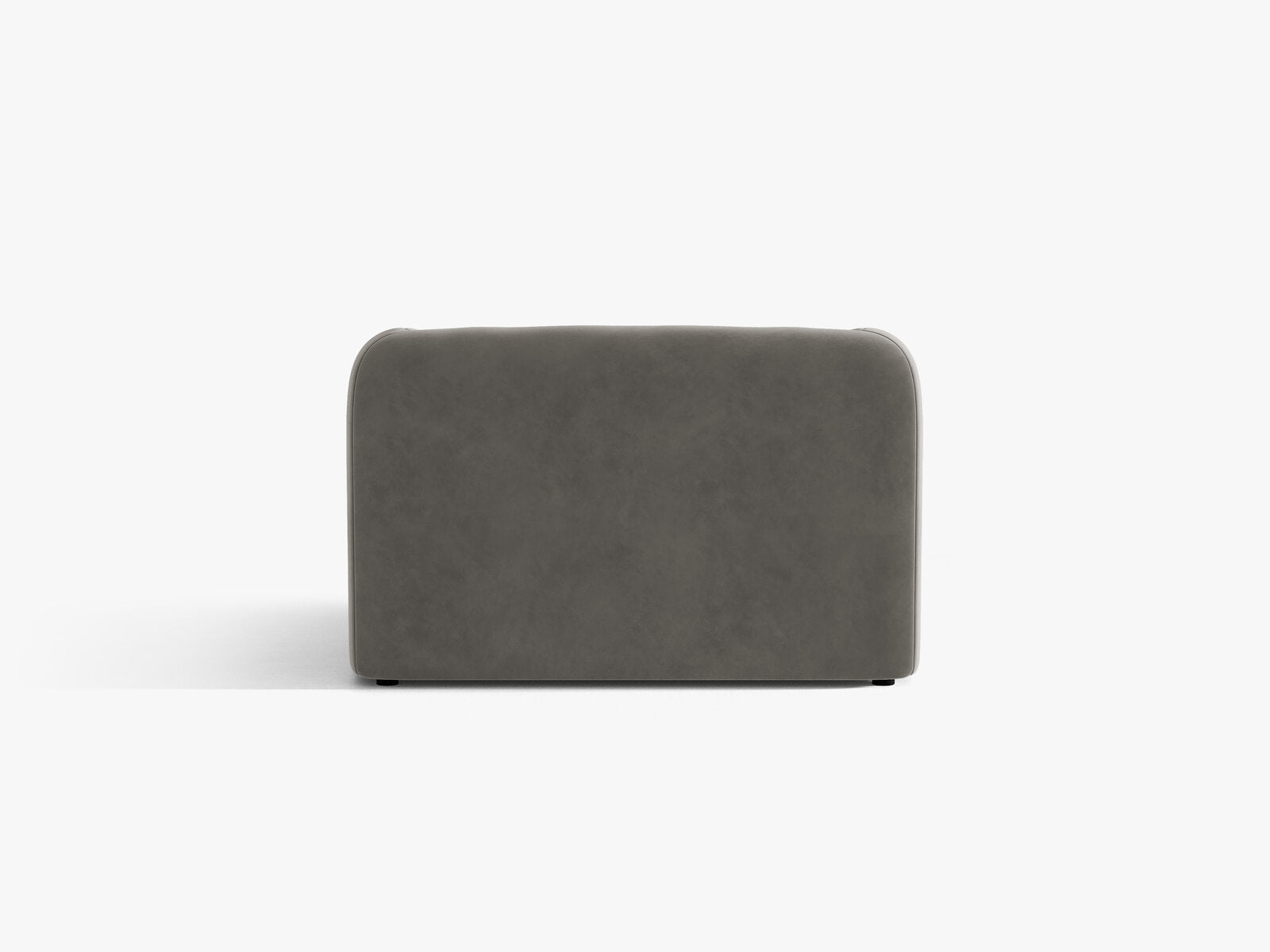 Micadoni Sessel Miley 1-Sitzer Samt Bluvel Hellgrau